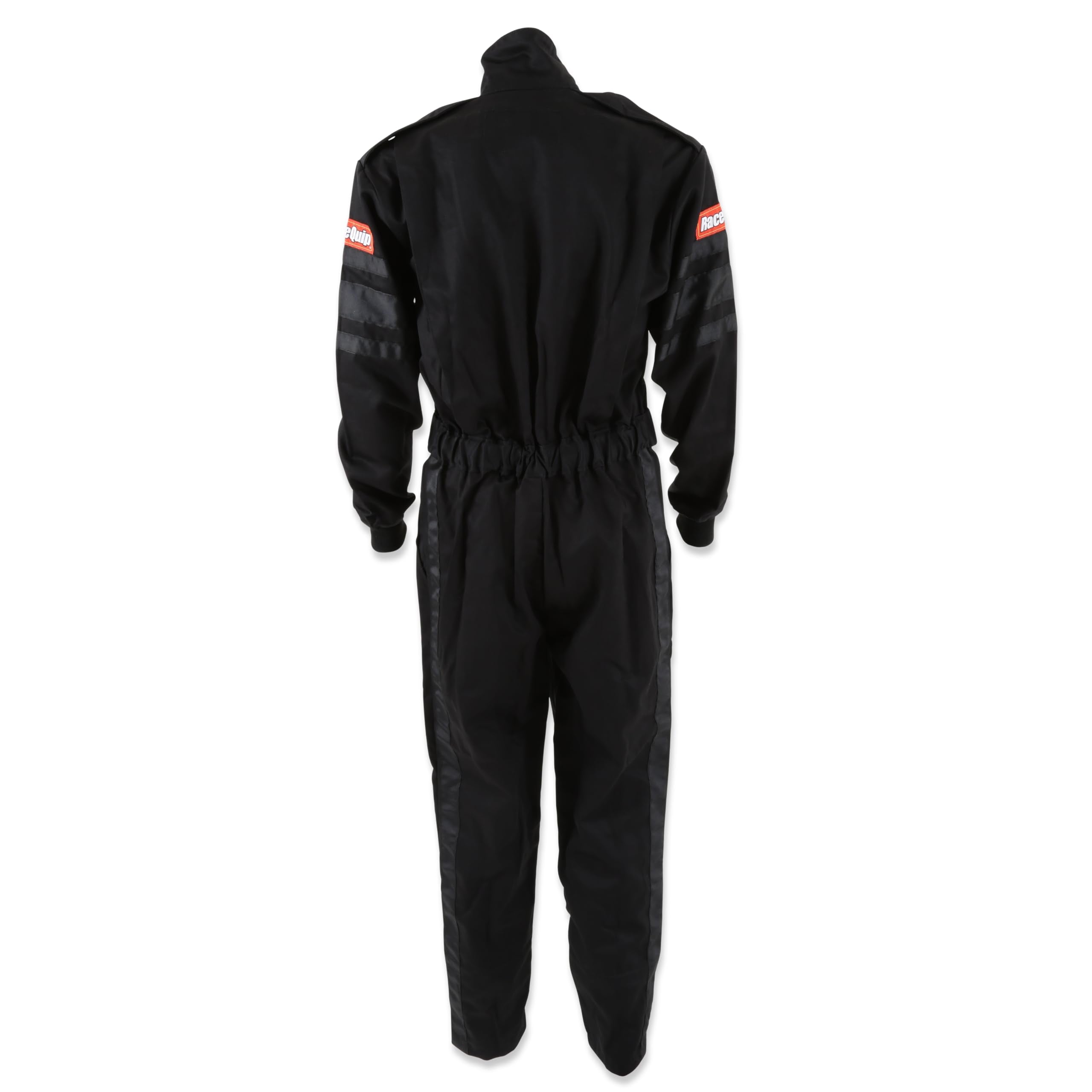 Racequip 110002Rqp 110 Series 1-Pc Driving Suit - Sfi 3.2A/1 - Black - Small