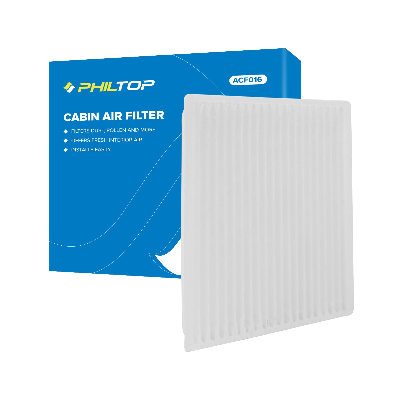 Philtop Cabin Air Filter, Replacement For Cf9846A, Prius 2001-2009, Sienna Le 2004-2009, 4Runner 2003-2009, Premium Acf016 Cabin