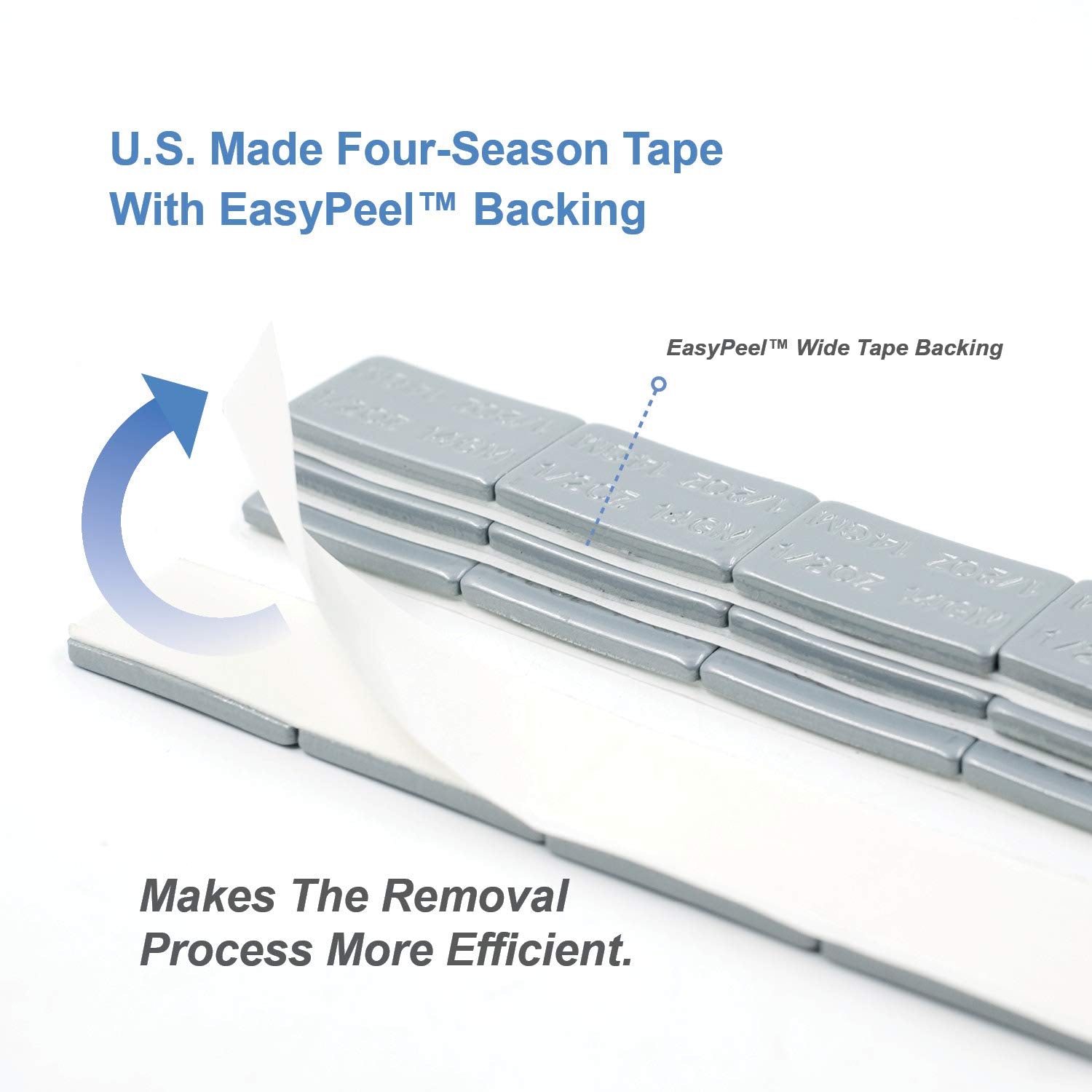 Ckauto 1/2Oz, 0.5Oz, Ultra Slim Low Profile, Grey, Adhesive Stick On Wheel Weights, 12 Oz/ 0.75 Lb/Box, Oem Quality, (24Pcs)