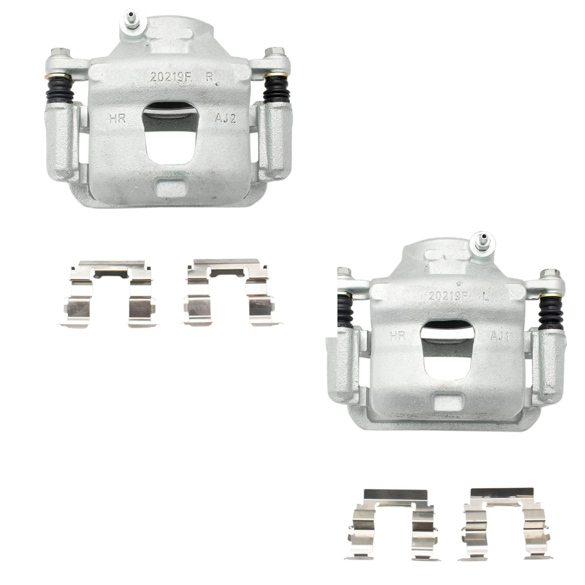 Trq Front Brake Caliper Set Compatible With 1996-1999 Infiniti I30 1993-2001 Nissan Altima 1989-1999 Maxima 2002-2006 Sentra