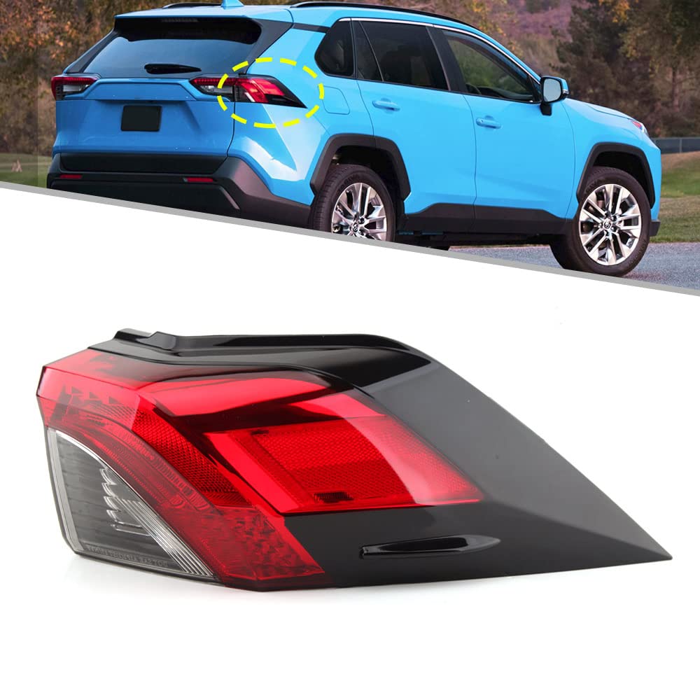 Mzorange Tail Light Rear Brake Lamp For Toyota Rav4 2019 2020 2021(Right Passeng WBCARB09LMB8MLR