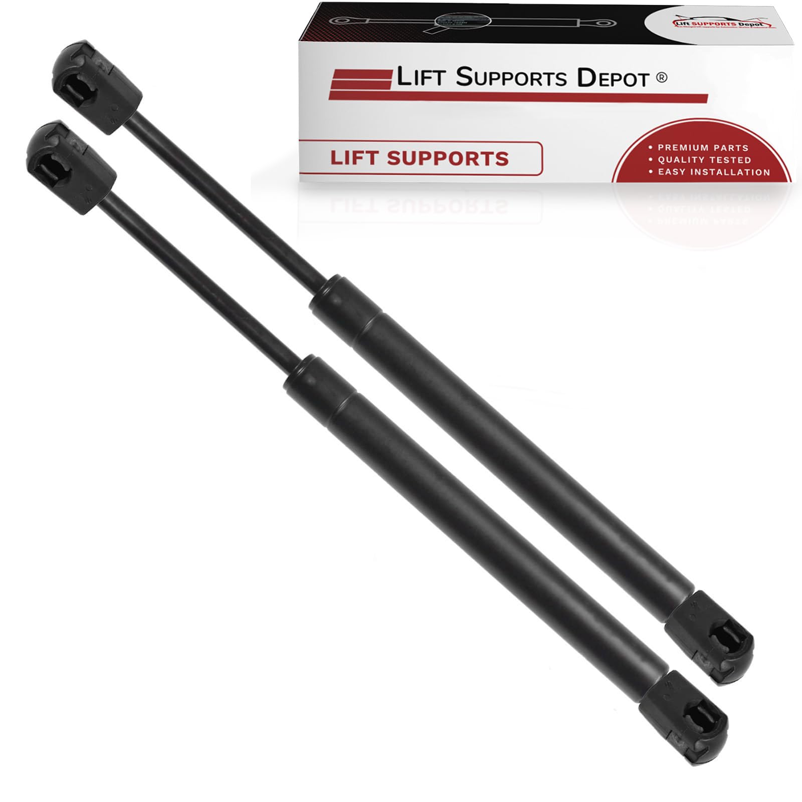 Lift Supports Depot Qty (2) 10Mm Nylon End Lift Supports 9.25 Inch Extended X 45Lbs Shocks Struts