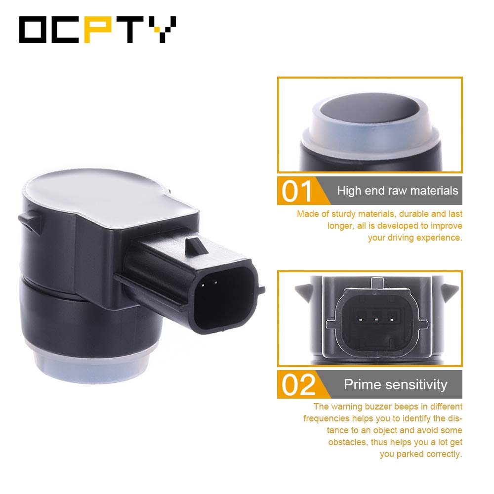 Ocpty Parking Assist Sensor Reverse Bumper Sensors Fit 07 08 09 10 11 For Cadillac Escalade/For Chevy Avalanche Silverado 1500 2