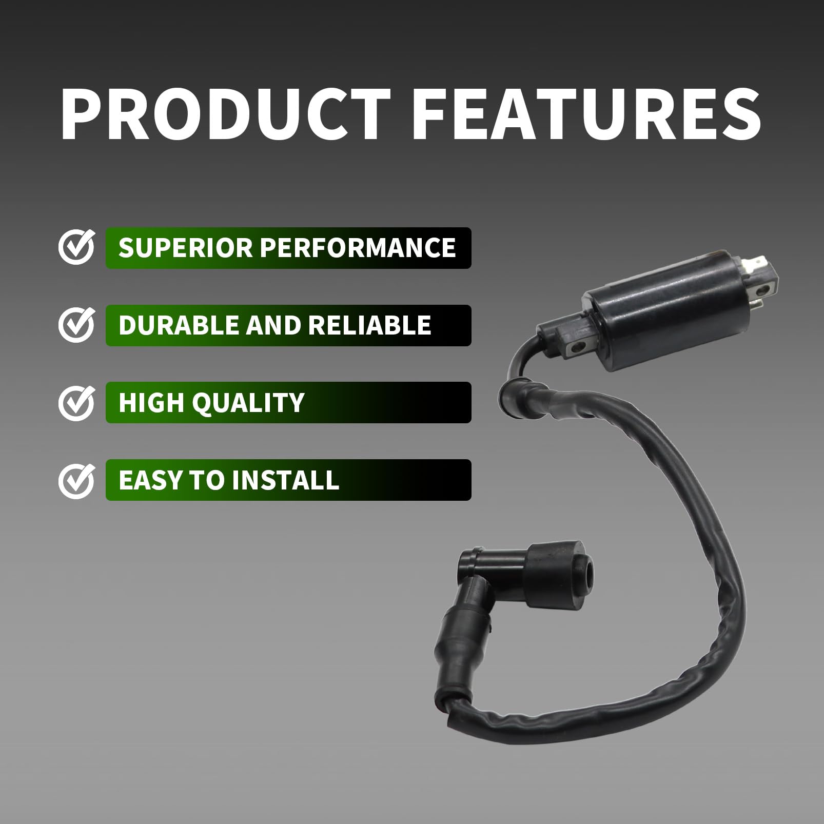 Yunnergo 2PCS Ignition Coil Replace AM120732 21121-2092 21121-0029 21121-2083 21121-2064 21121-2076 33410-38A20 Compatible with