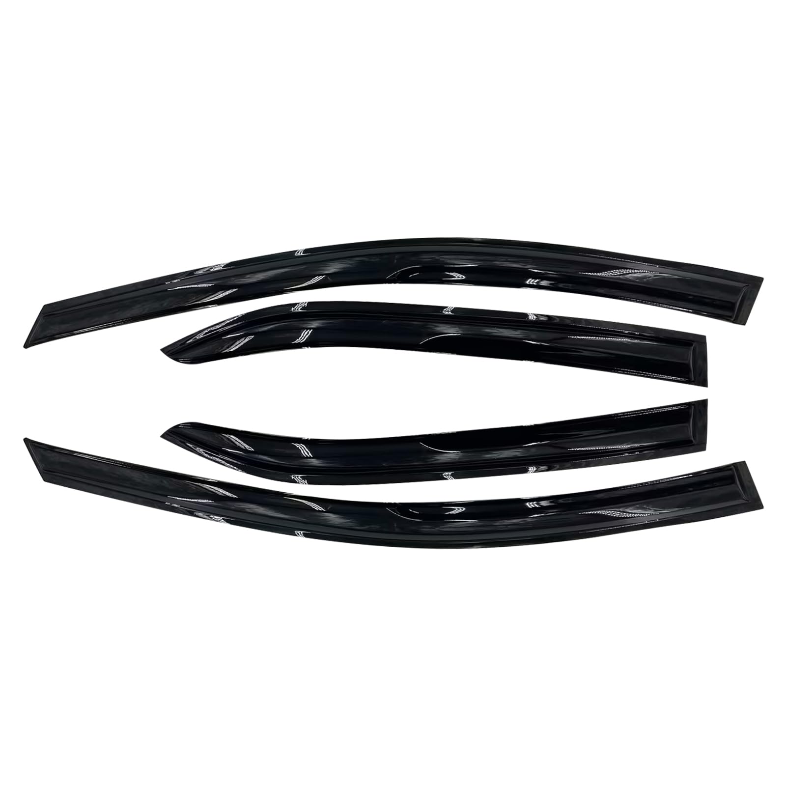 Sontian Tape-On Side Visor Deflectors - 4Pcs Rain Guards For Toyota Camry (2018-2024) Window Visors Accessories