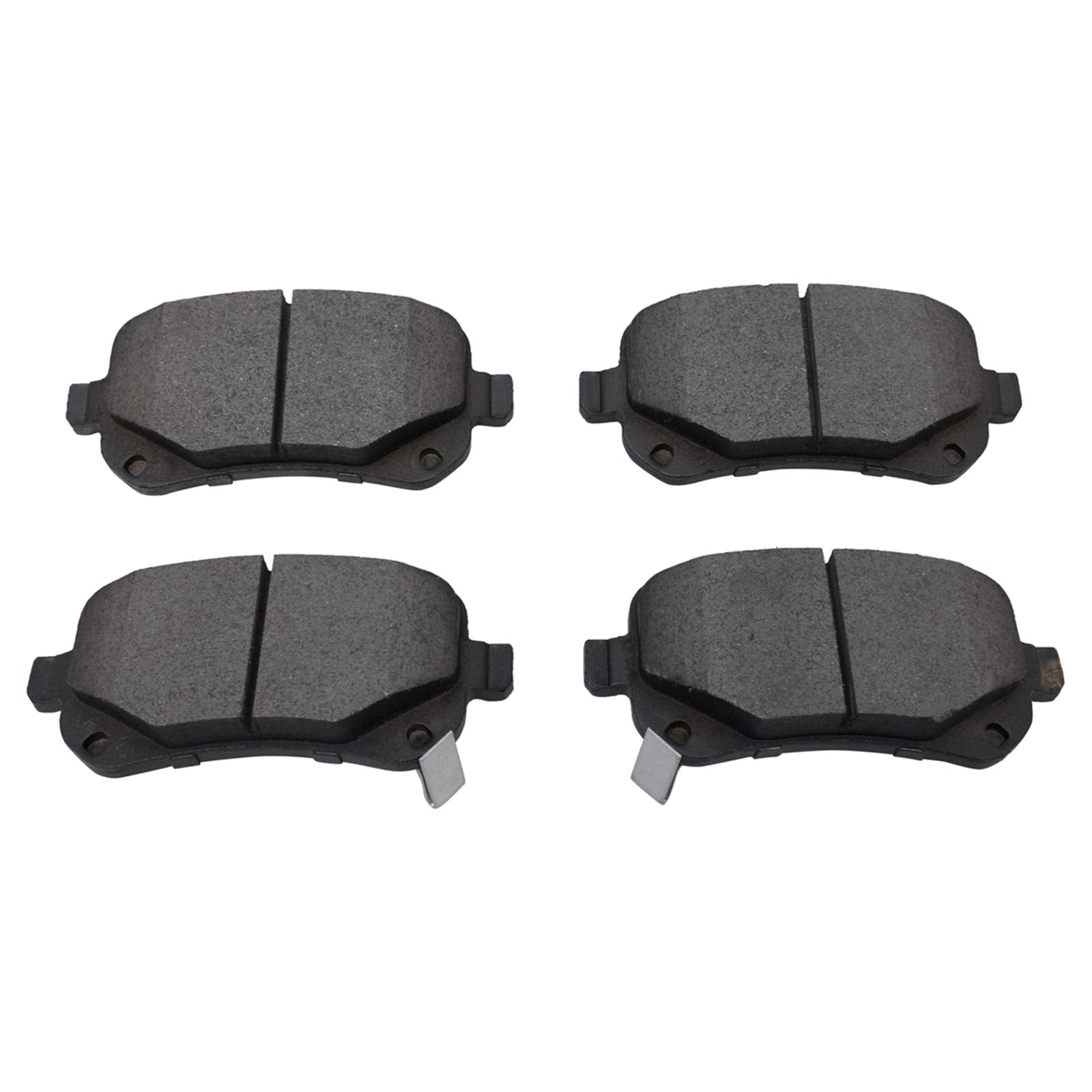 TRQ Rear Brake Pads Ceramic Compatible with 2008-2012 Chrysler Town Country Dodge Grand Caravan 2009-2013 Journey 2012 Ram C/V 2
