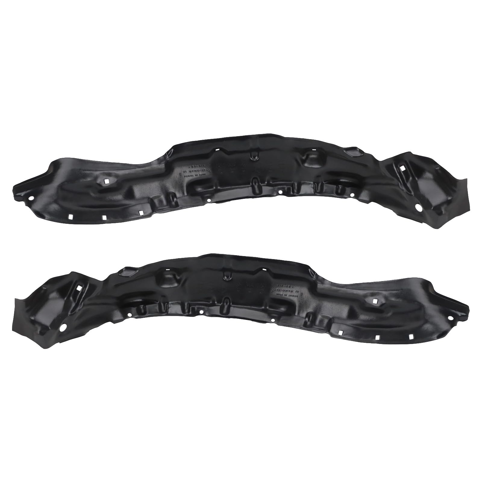 Trq Front Inner Fender Liner Set Compatible With 2001-2004 Toyota Tacoma To1248117 To1249117