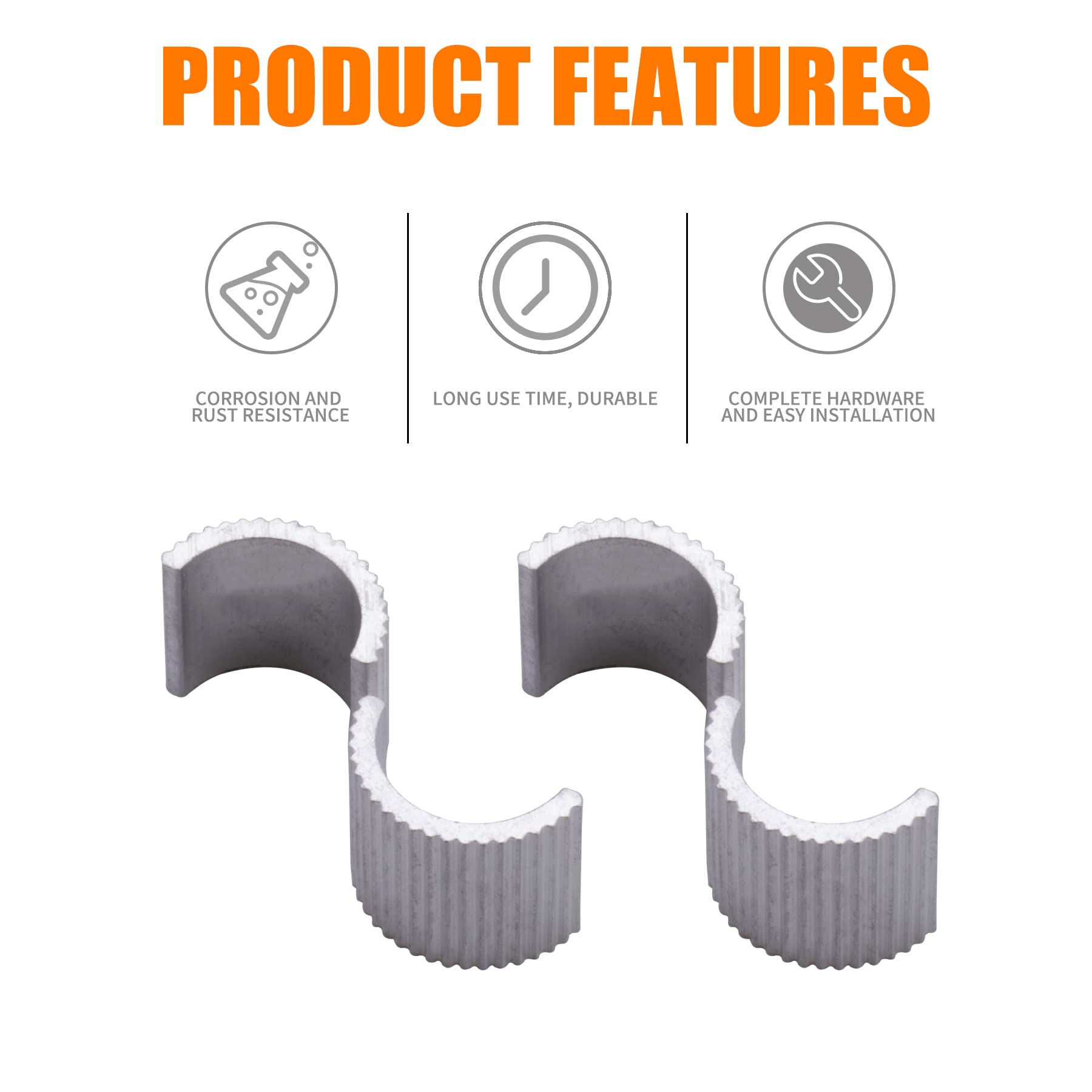 Mwmnun 8Pcs Handlebar Shim 7/8' Handlebars To 1' Motorcycle Handle Bar Spacer Conversion Shims With Handlebar Mounts Risers Clamp Conversion Shims Reducer Spacers