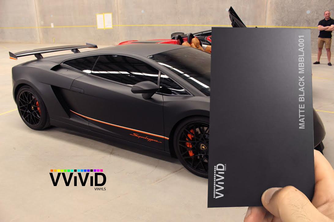 Vvivid Black Matte Car Wrap Vinyl Roll With Air Release 3Mil-Vvivid8 (20Ft X 5Ft)