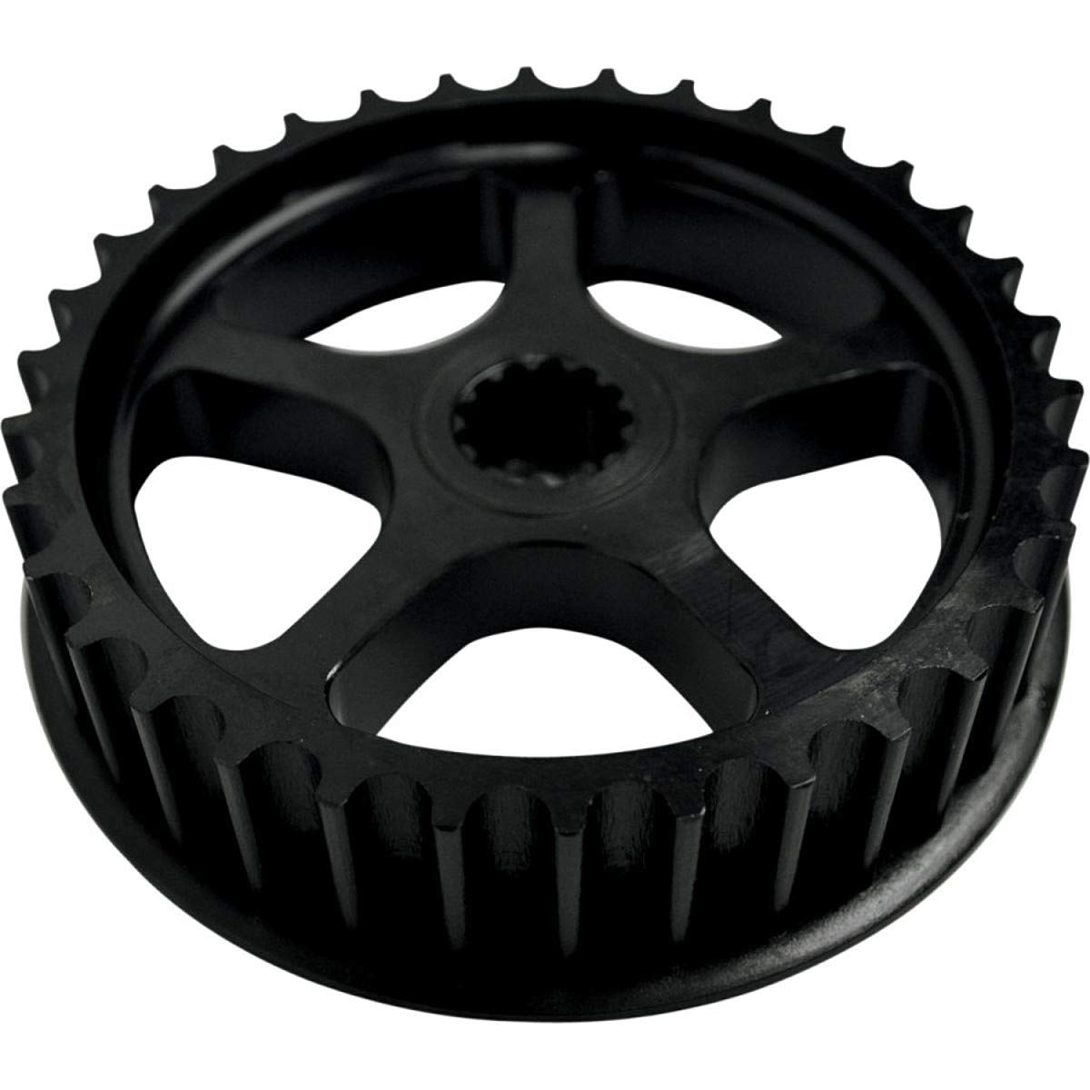 Baron Custom Accessories Power Front Pulley (34 Tooth) (Black) Compatible With 07-18 Kawasaki Vn900C