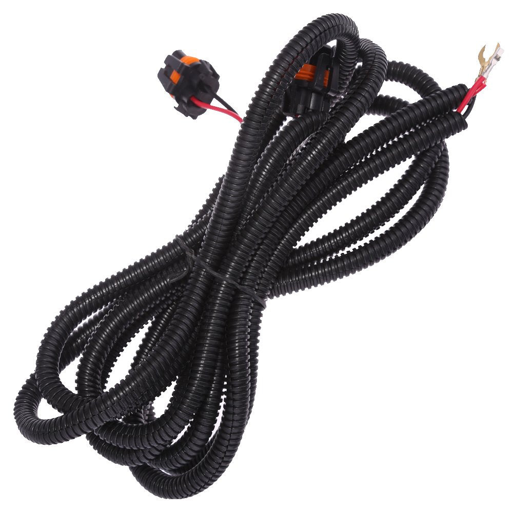 Fog Light Wiring Harness Kit Replacement For Chevy Silverado 1500 2500 2003-2006 (2007 Classic)