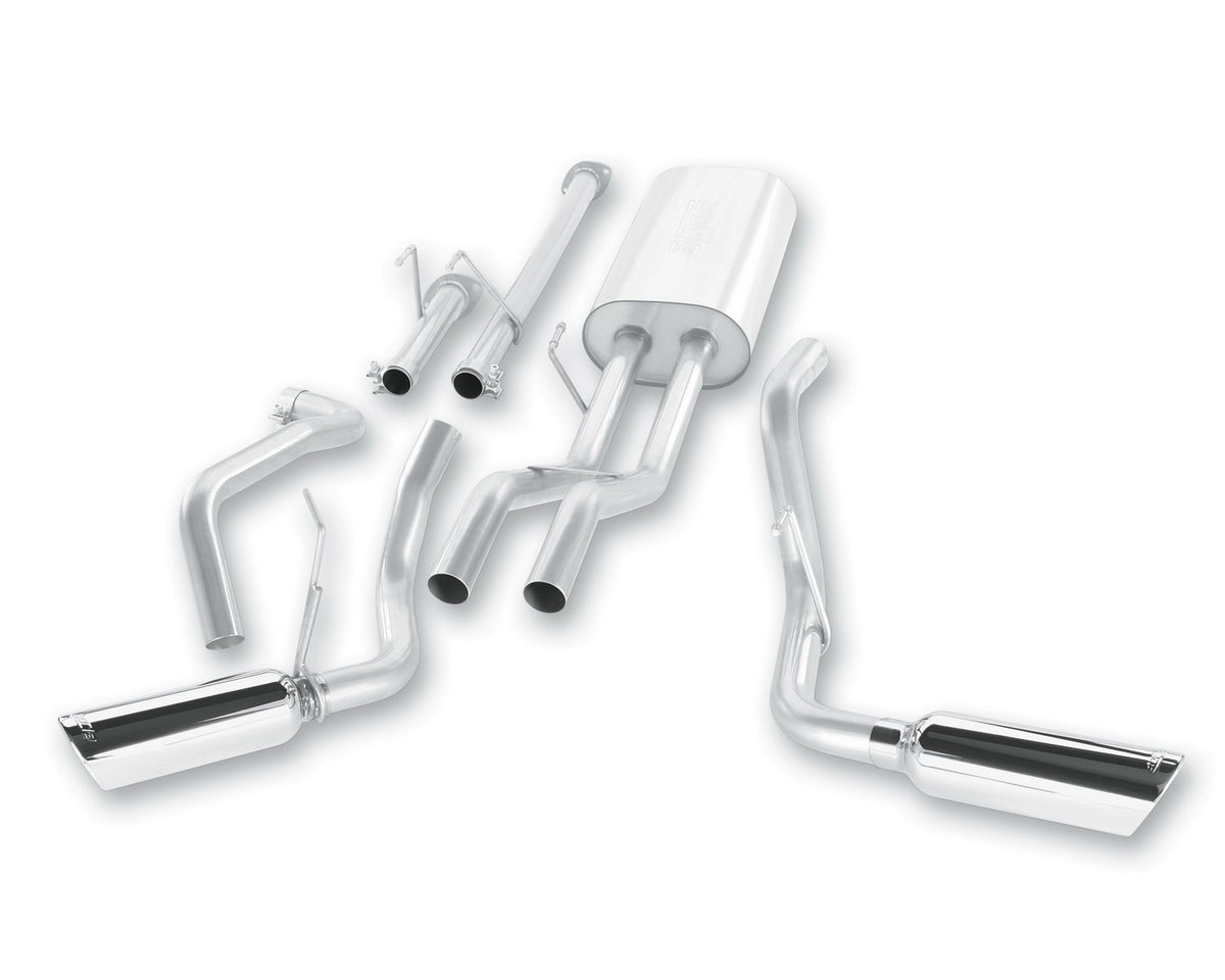 Borla 140333 Cat-Back System For '09-'13 Toyota Tundra 4.6L/ 5.7L V8 At 2&4Wd Reg. Cab (8' 2'') Bed 145.7'' Wb/Double Cab (6' 7'