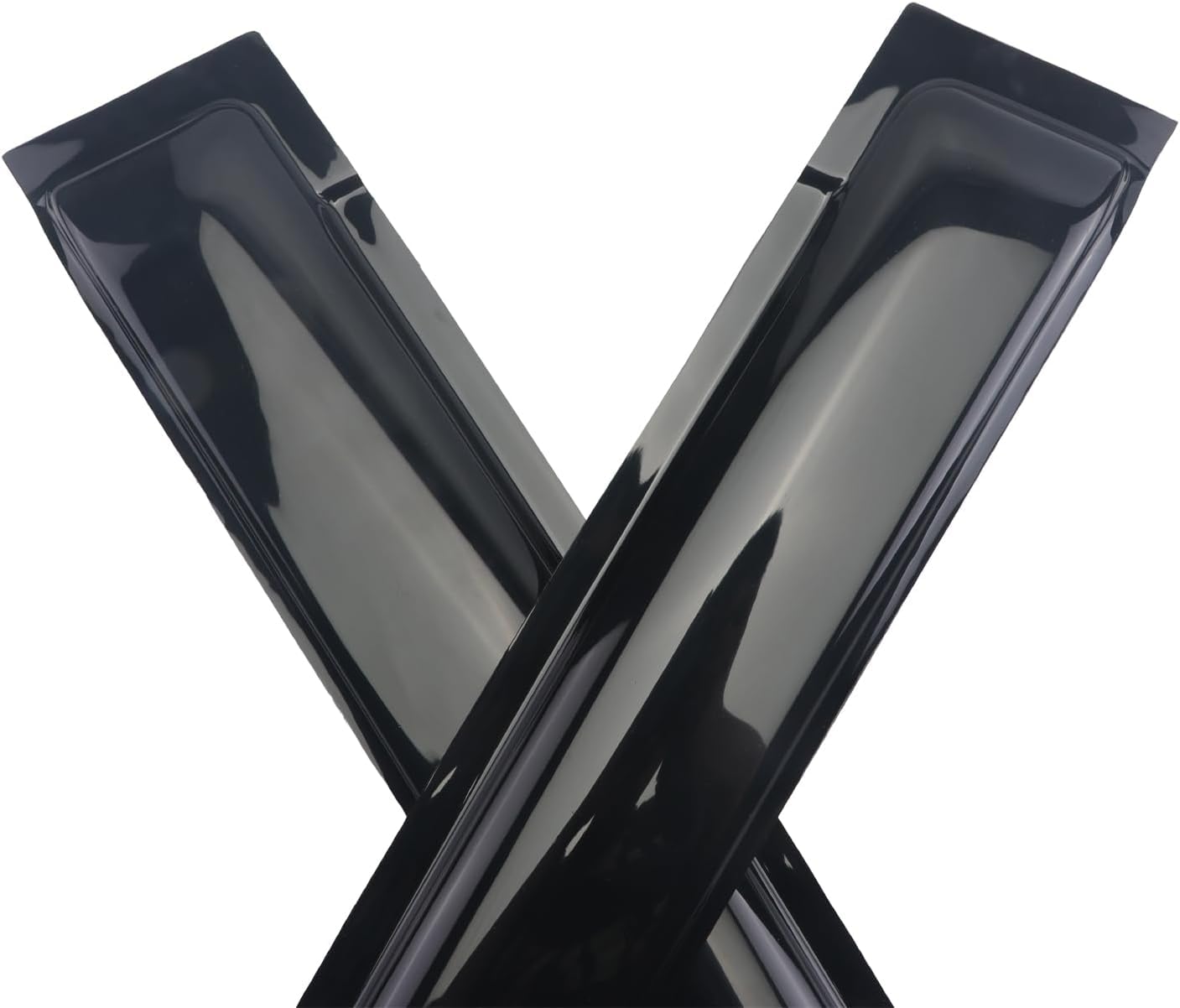 Sontian Rain Guards Tape-On Window Vent Visor Fit 2017-2023 Jeep Compass Window Wind Deflector 4Pcs Vent Shade