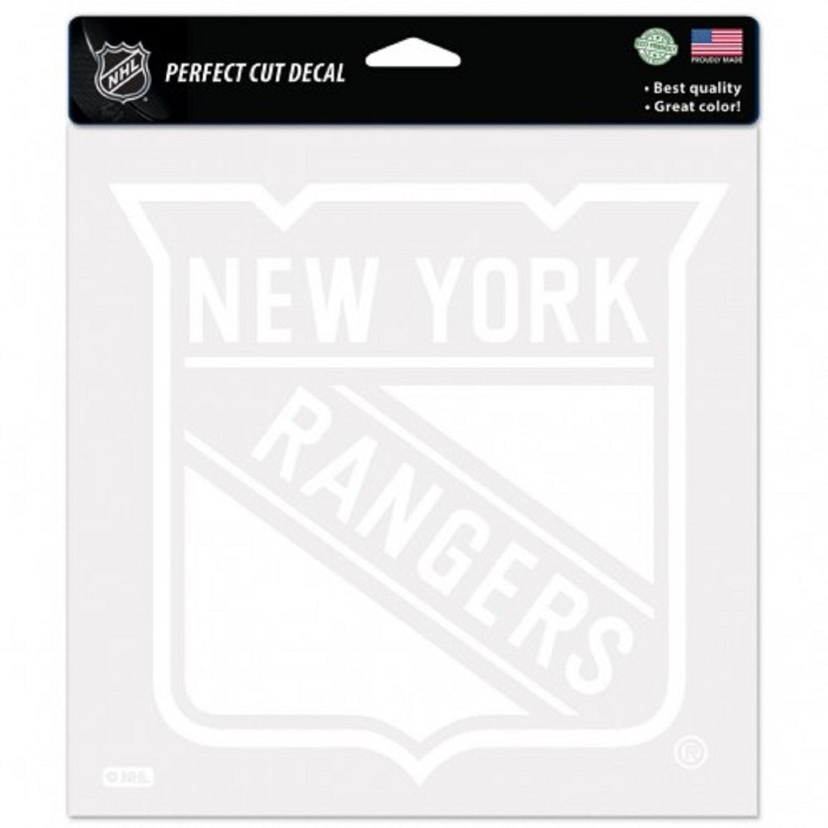 Wincraft NHL New York Rangers WCR29633014 Perfect Cut Decals, 8' x 8'