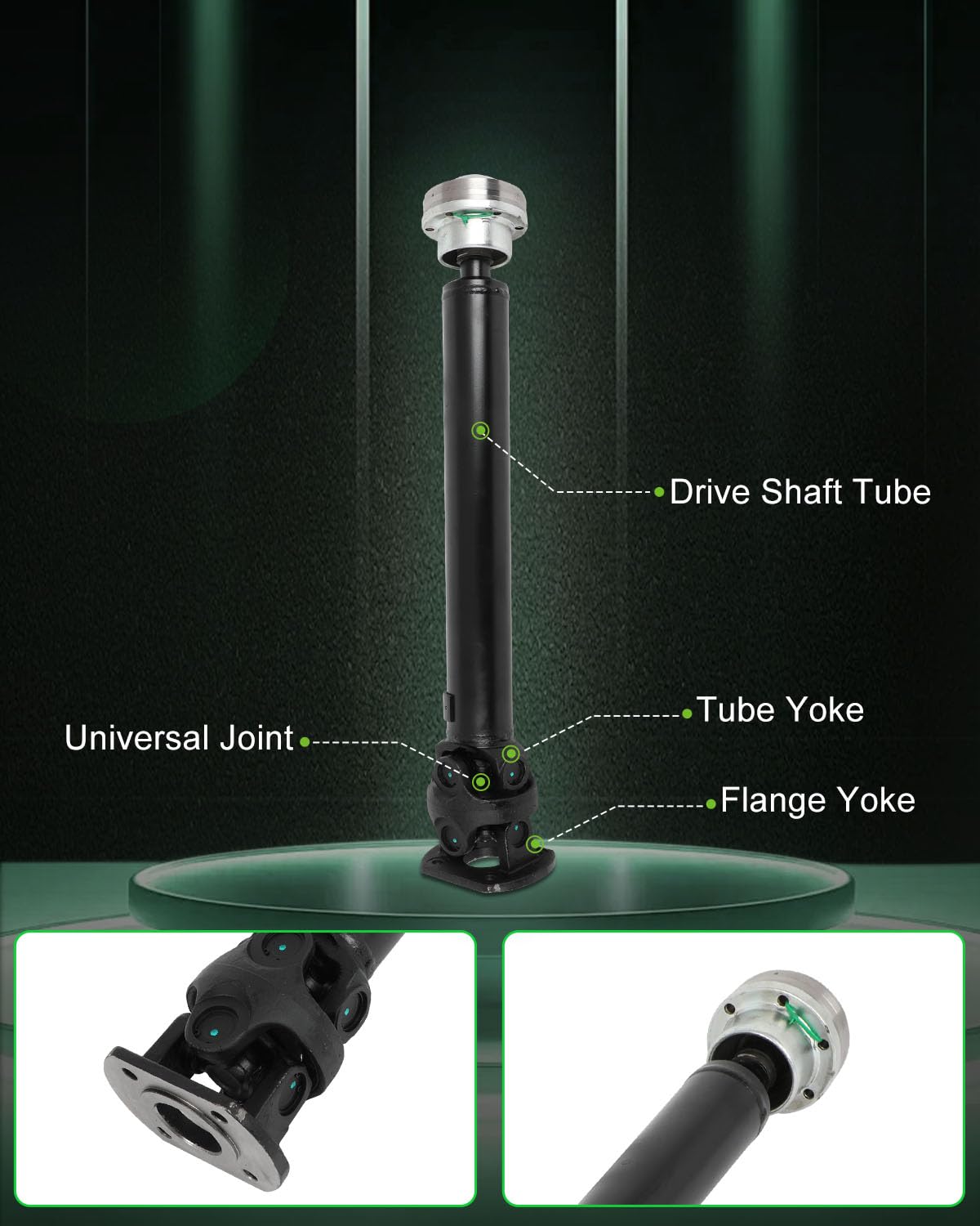 Scitoo?33.5''?Steel Front Driveshaft Assembly Drive Shaft Prop Shaft For Dodge Ram 2500 2003 2006-2010,For Dodge Ram 3500 2003 2