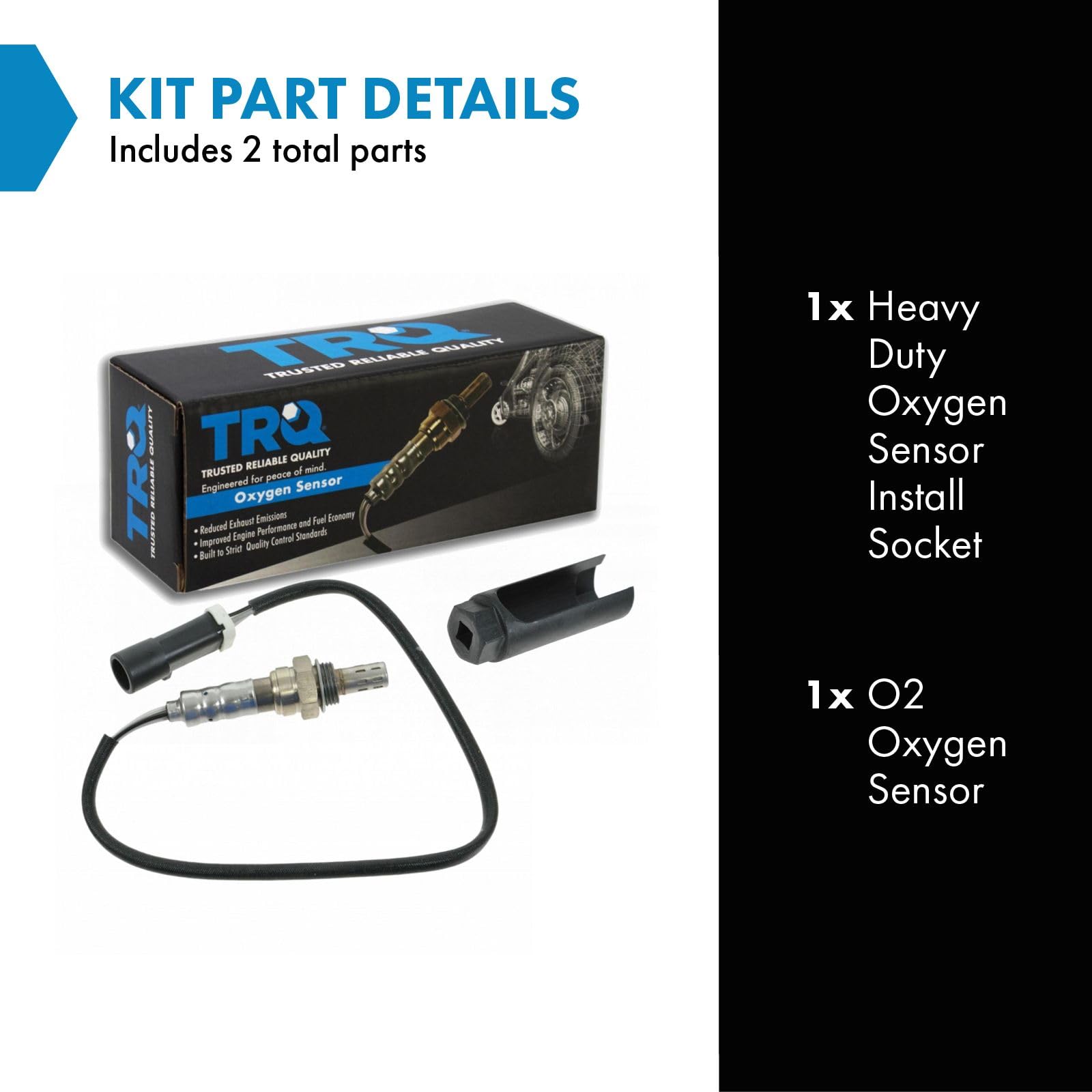 Trq Front Upstream O2 02 Oxygen Sensor W Tool For Ford Pickup Truck Lincoln Mercury