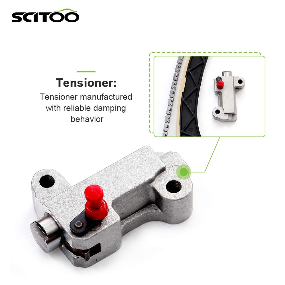 SCITOO Timing Chain Kit fits for 2006-2009 for Honda Civic 1.8L TK246