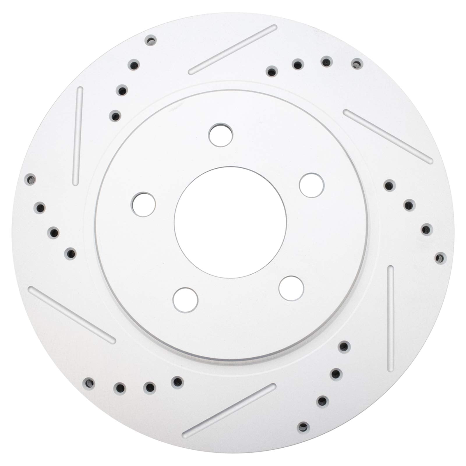 Trq Rear Performance Brake Rotors Set Premium G-Coated Compatible With 2005-2014 Ford Mustang
