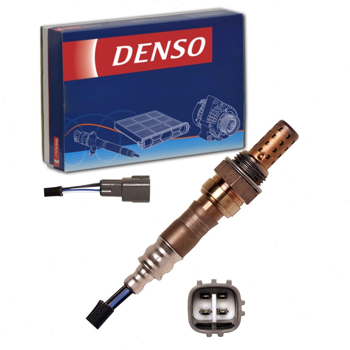 DENSO Downstream Oxygen Sensor compatible with Toyota RAV4 2.4L 2.5L L4 2006-2018
