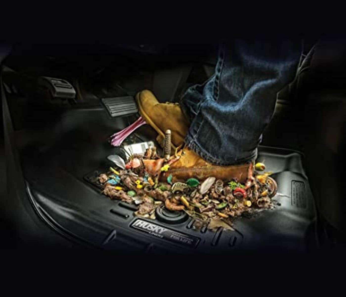 Husky Liners 98081 Weatherbeater Combination Front & 2Nd Seat Floor Liners