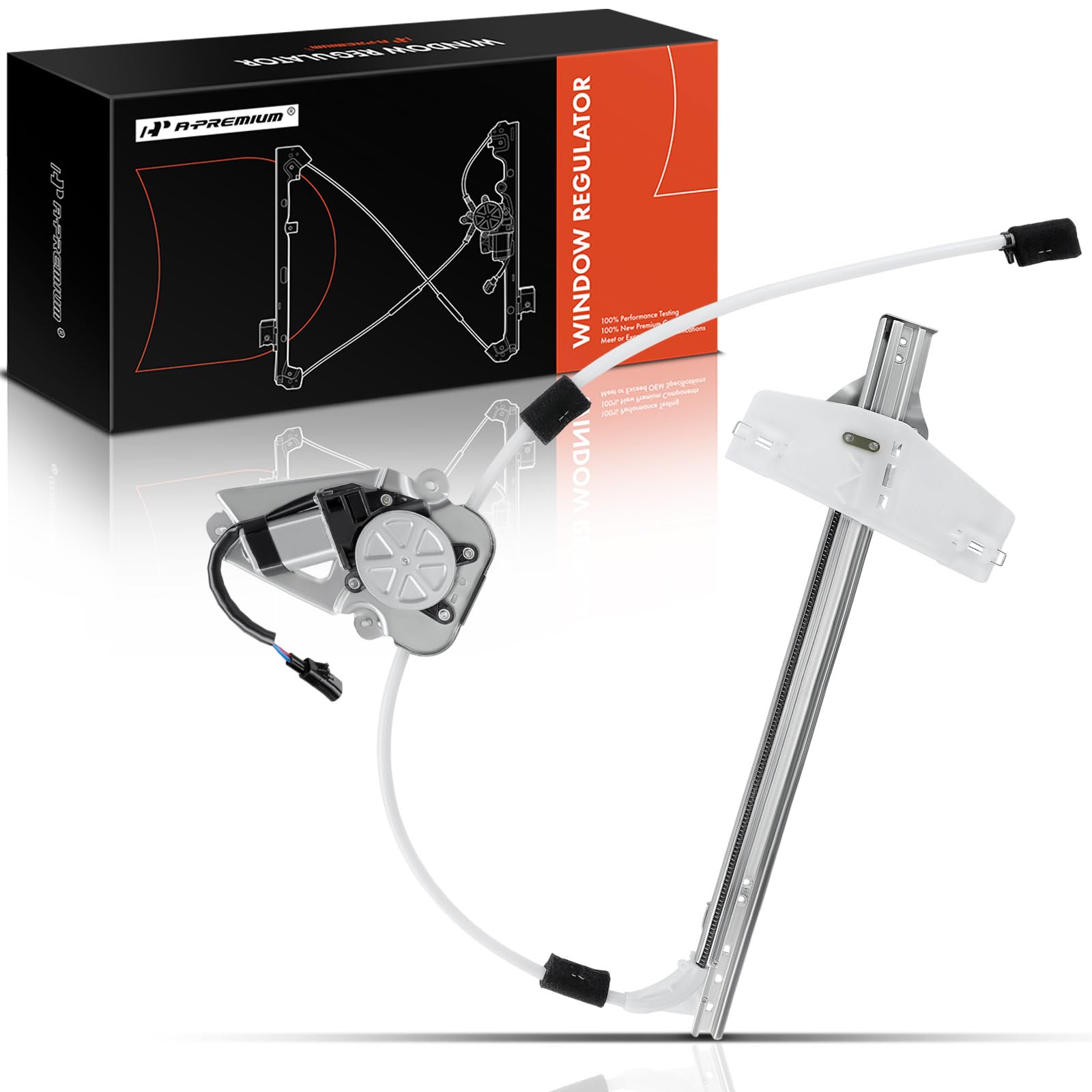 A-Premium Power Window Regulator And Motor Assembly Replacement For Jeep Liberty Kj 2002-2006 Front Right Passenger Side