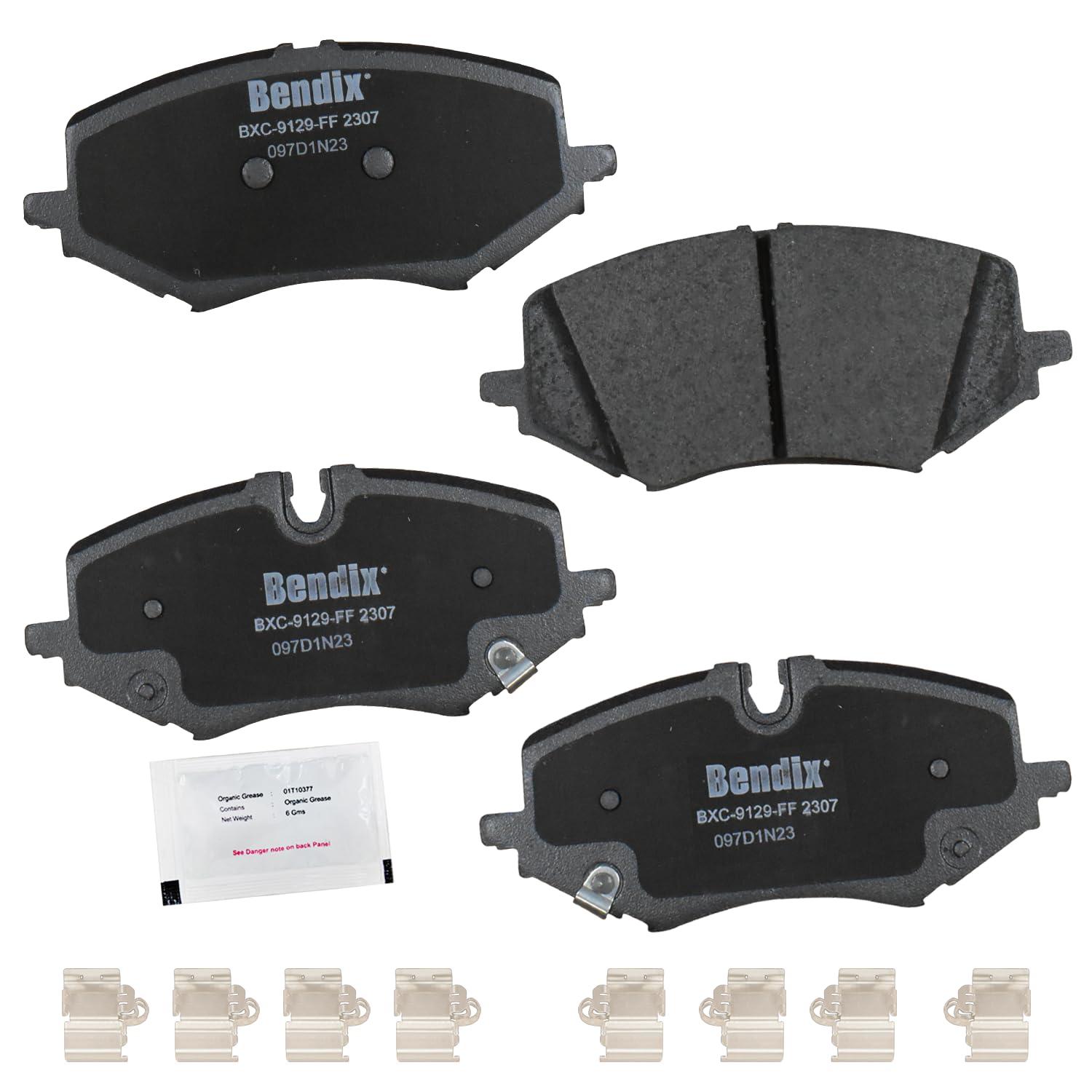 Bendix Priority1 Cfc2307 Ceramic Front Brake Pads For Buick Encore 2020, Encore Gx 2022-2020, Chevrolet Trailblazer 2022-2021