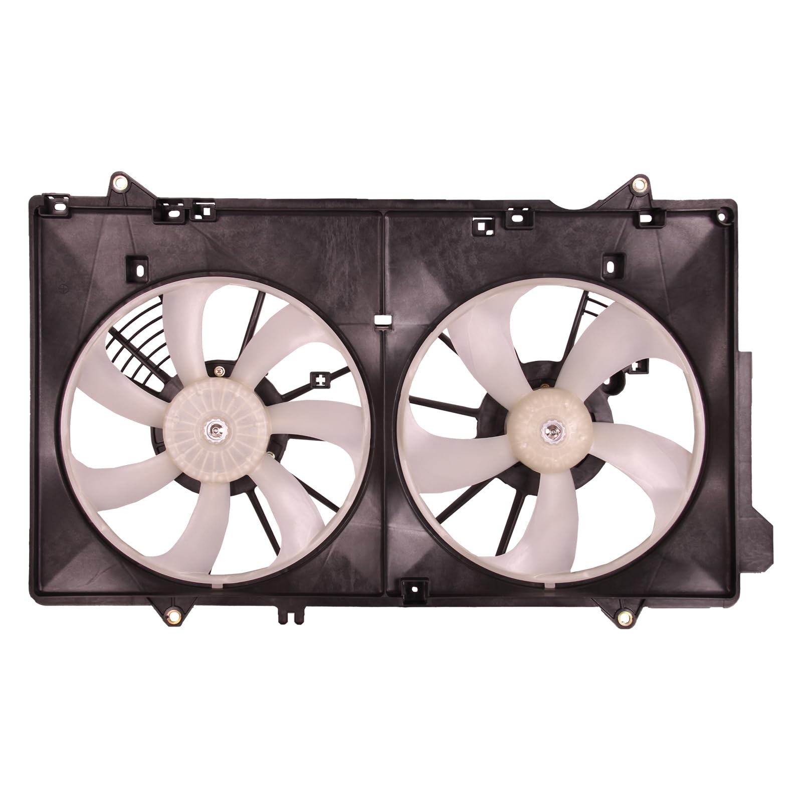 TYG Upgraded Cooling Fan Assembly for 2013-2016 Mazda CX-5 2.0L | Racing-Level OE Replacement Engine Radiator for PE01-15210 | M