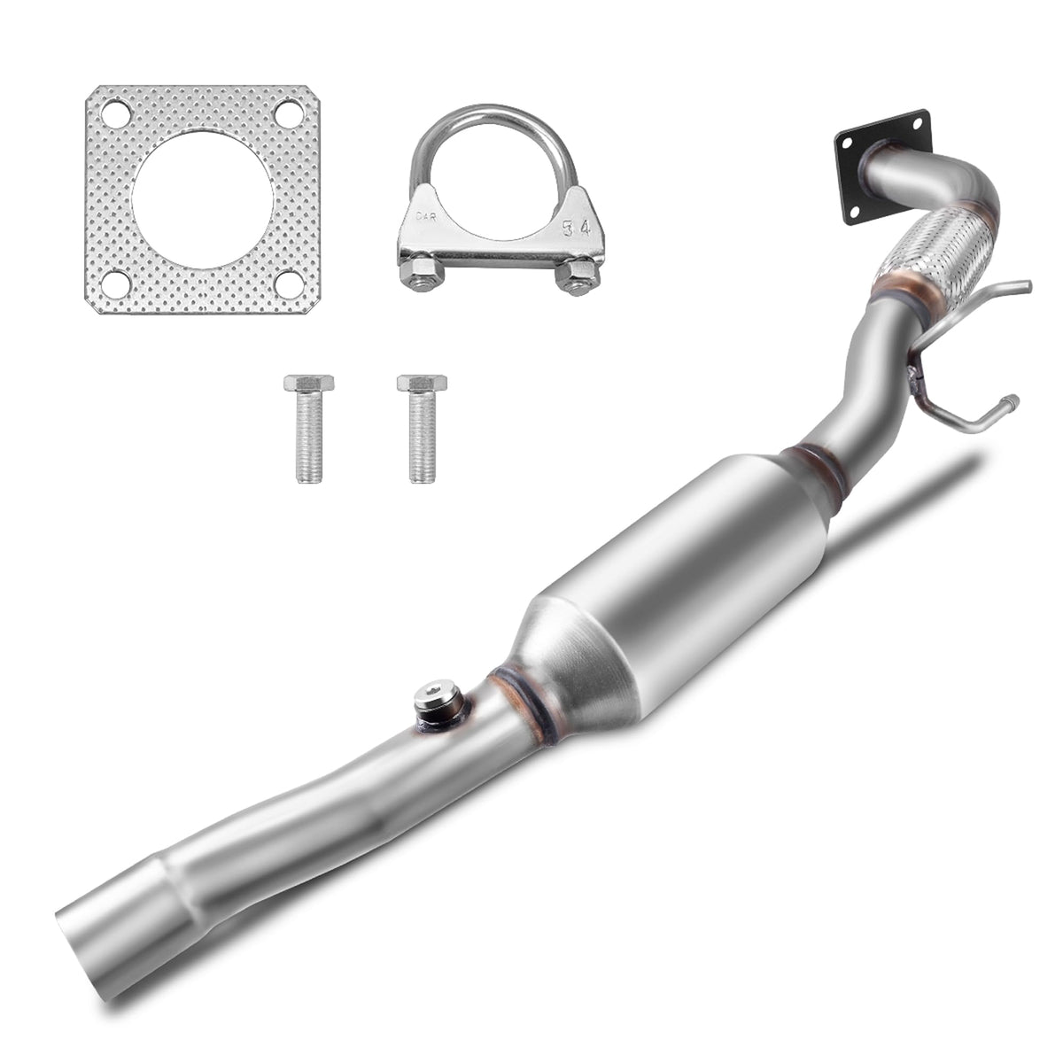 AUTOSAVER88 Catalytic Converter Compatible with 2002-2006 Volkswagen Golf, 2001-2005 Beetle, 2002-2005 Jetta 2.0L Direct-Fit (EP