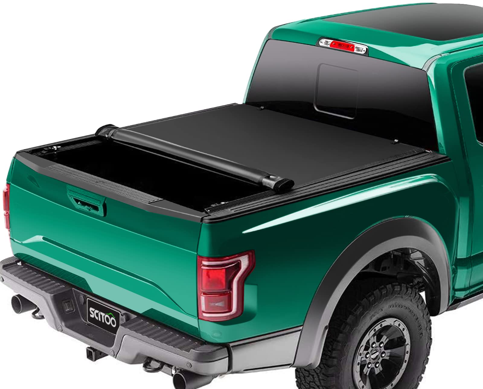 SCITOO Roll Up Truck Bed Tonneau Cover Fits for 1999-2006 for Chevy Silverado 1500/GMC Sierra 1500, 2001-2006 for GMC Sierra 250
