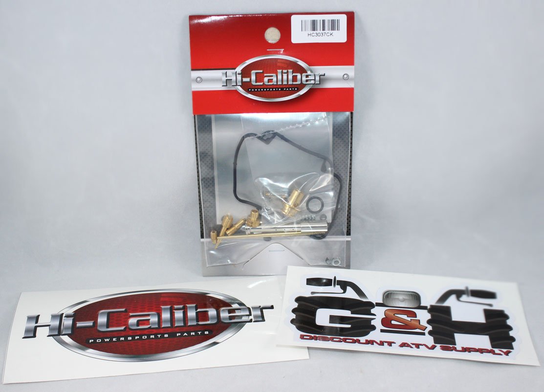 Quality Carburetor Carb Rebuild Kit For The 1998-2001 Yamaha Yfm 600 Grizzly Atv