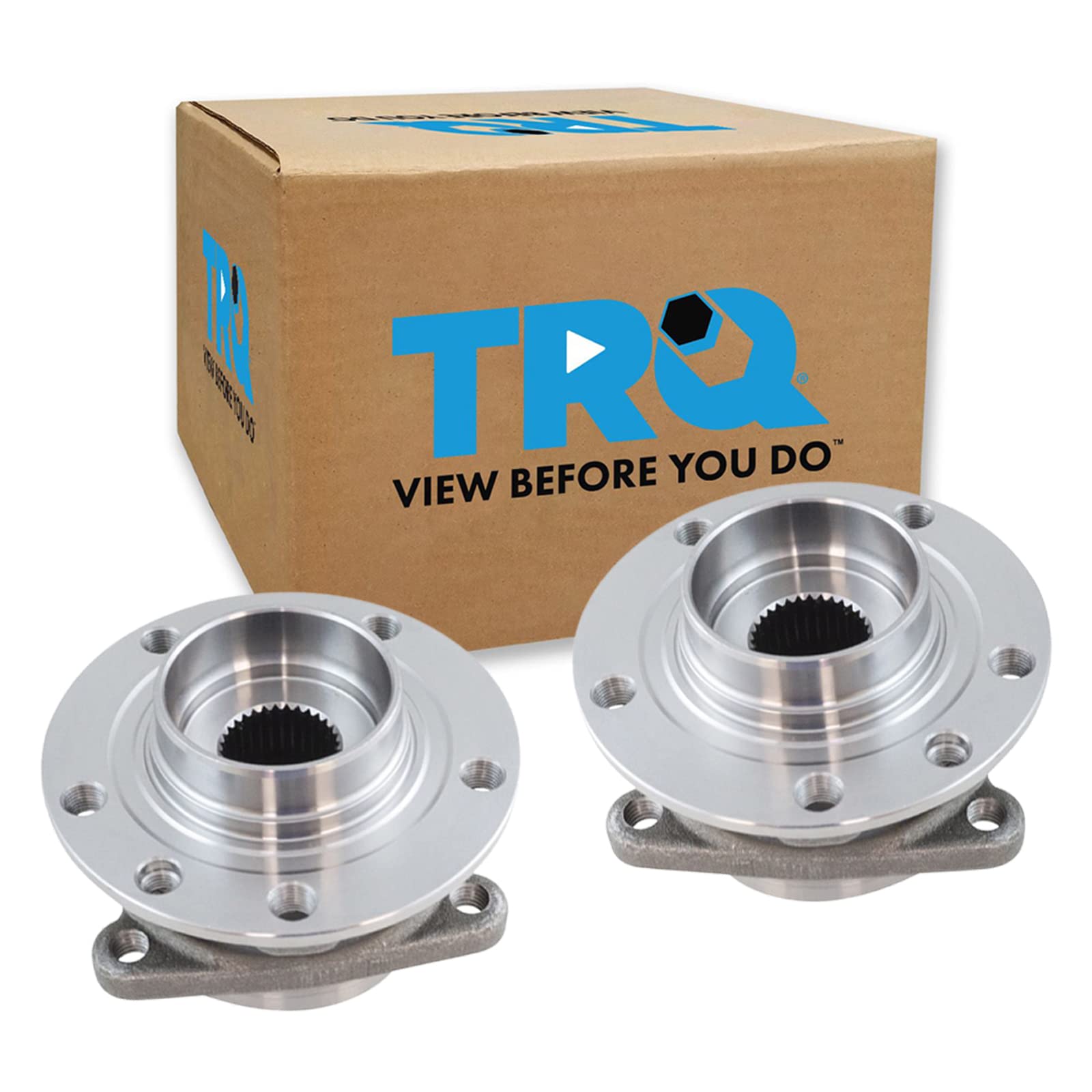Trq Front Rear Wheel Hub Bearings Assembly Set Compatible With 2015-2017 Chrysler 200 2014-2022 Jeep Cherokee
