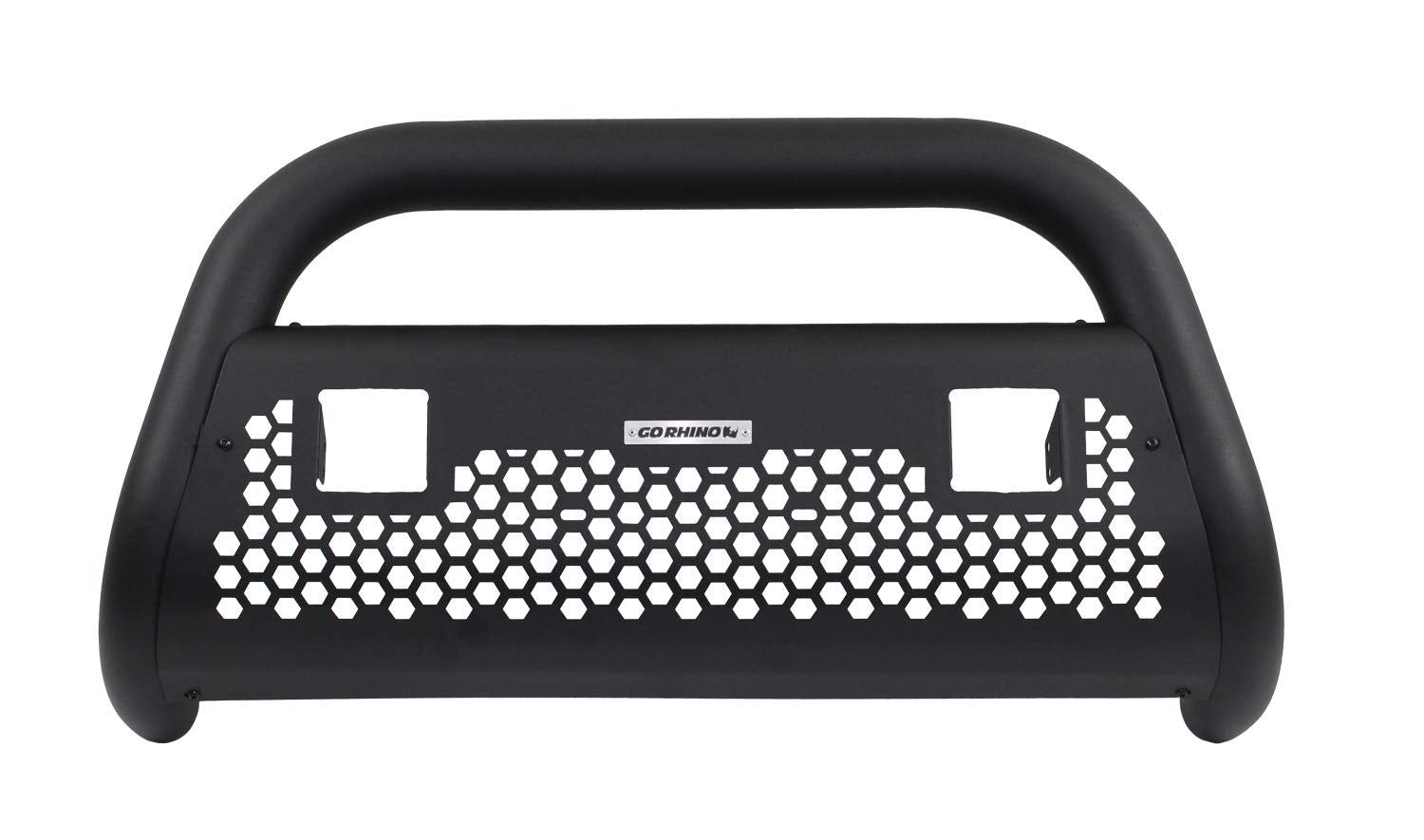 Go Rhino 55321T Rc2 Bull Bar With Holes For 2 Cubes (Front Guard Only, No Mounting Brackets) For 99-22 Ram, Gmc, Ford, Chevrolet