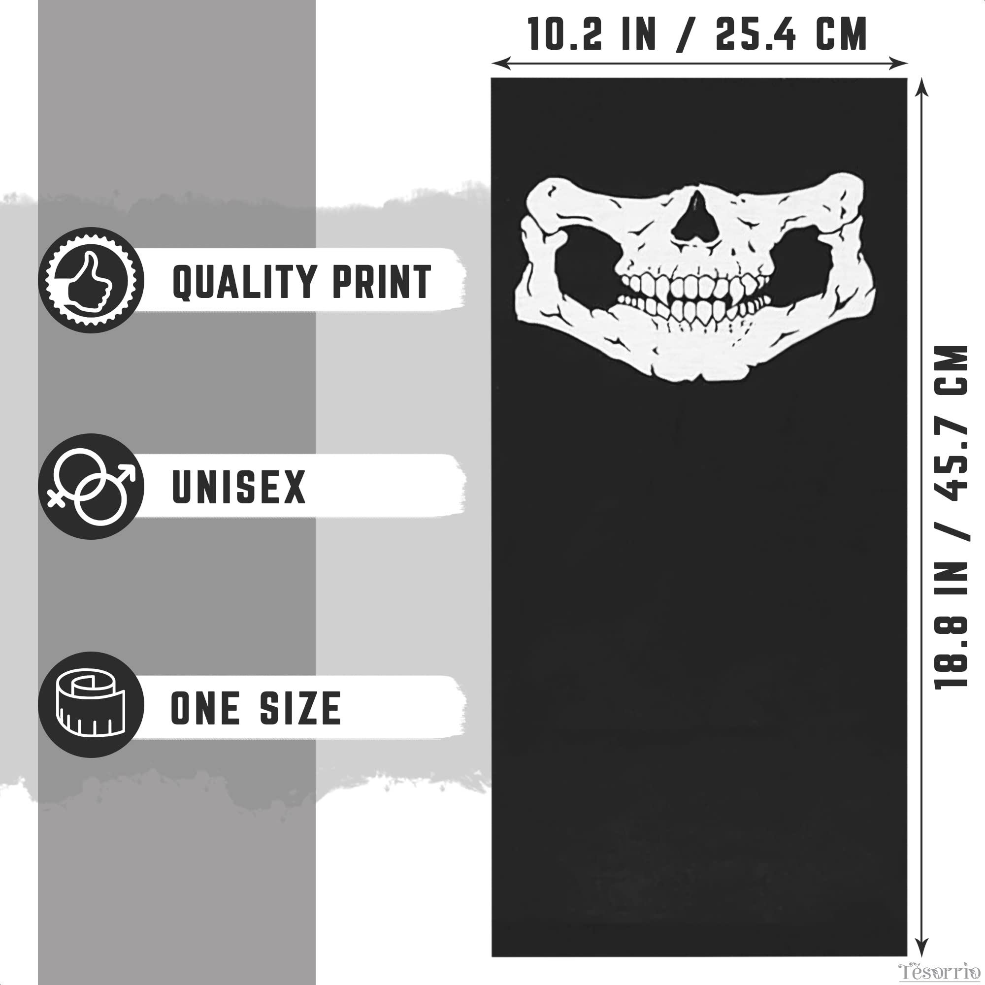 Skull Face Mask For Men - Skull Snowboard Mask Ski Mask For Women Neck Warmer Skull Bandana - Face Winter Hat Helmet Motorcycle Half Helmet Cover - Black Head Scarf Black Ski Mask For Men Face Cover