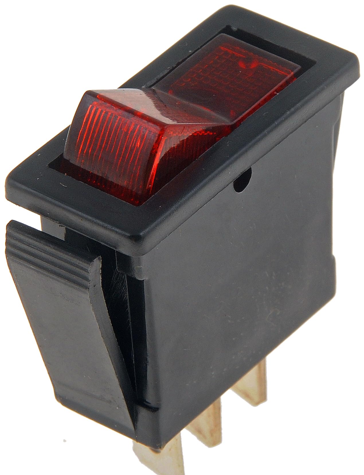 Dorman 85920 Electrical Switches - Rocker Switch - Rectangular Style - Red Glow Universal Fit