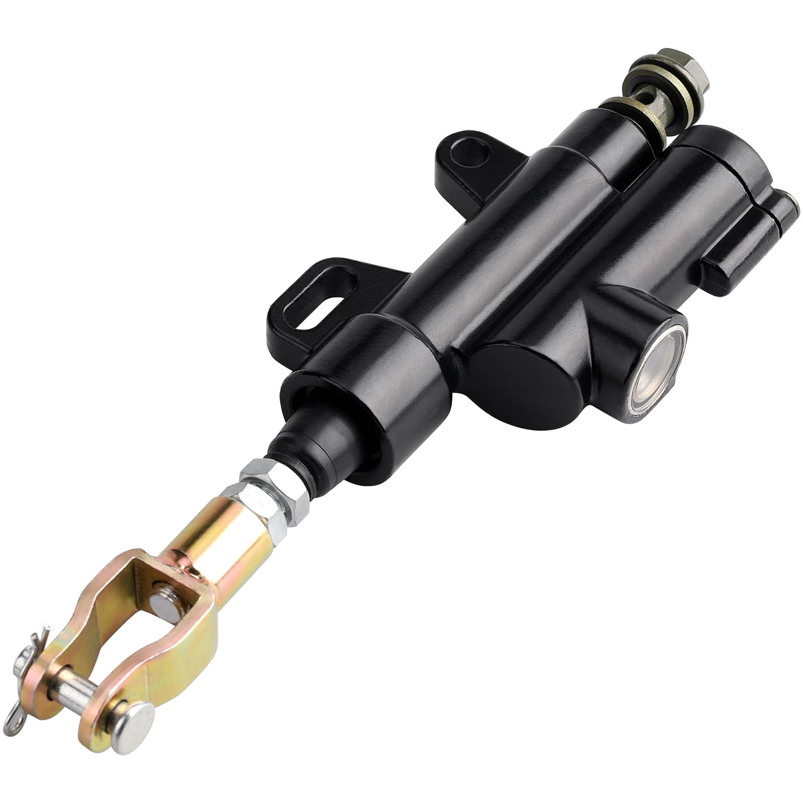 Rear Brake Master Cylinder Coolster 10Mm, Replacement For 50Cc 70Cc 90Cc 110Cc 125Cc Dirt Bike Chinese Atv Quad Taotao Bms Roketa Xpro Apollo Ssr Pitster Piranha Sunl Nst Kazuma