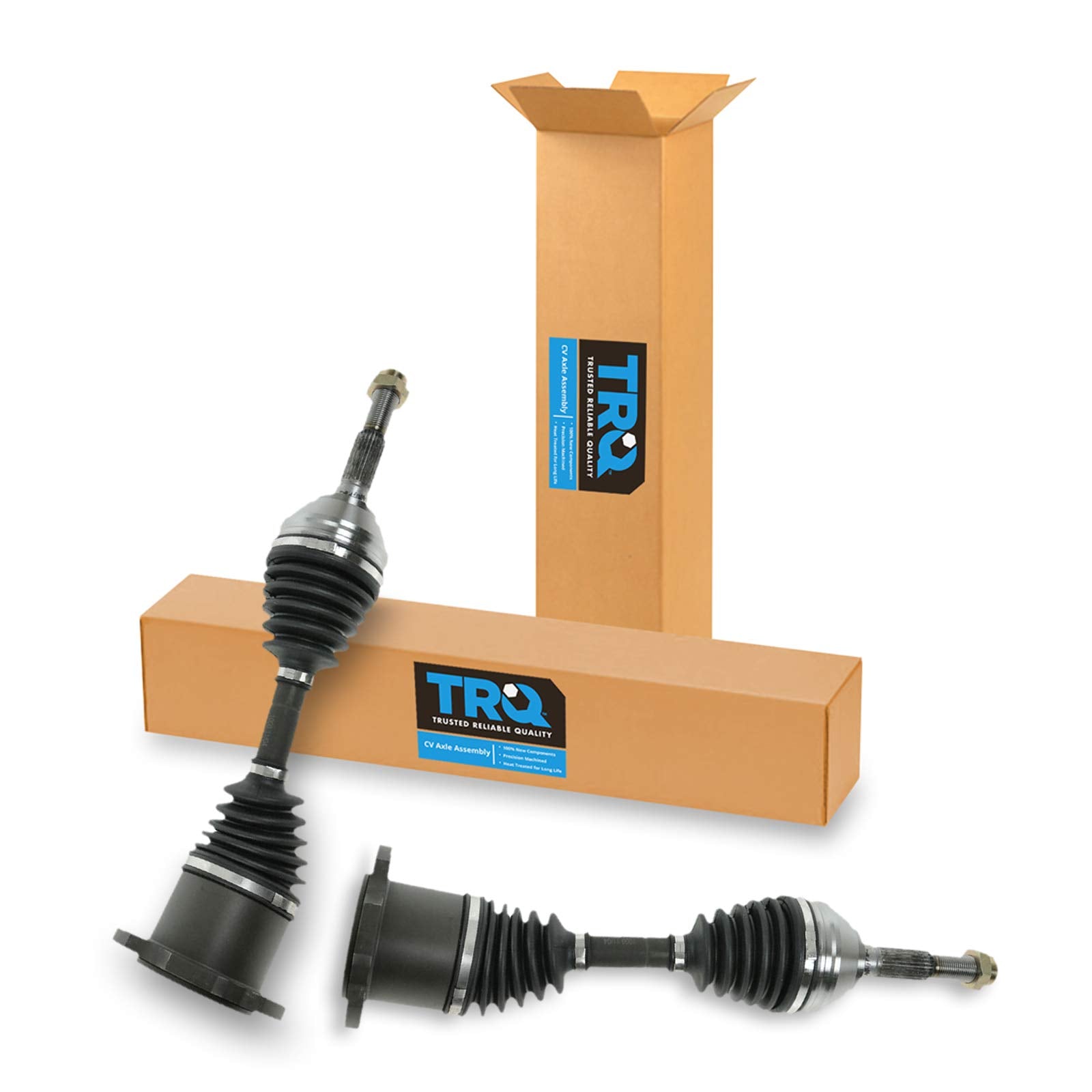 Trq Complete Front Cv Axle Shaft Set Pair Compatible With Bravada Blazer S10 S15 Jimmy