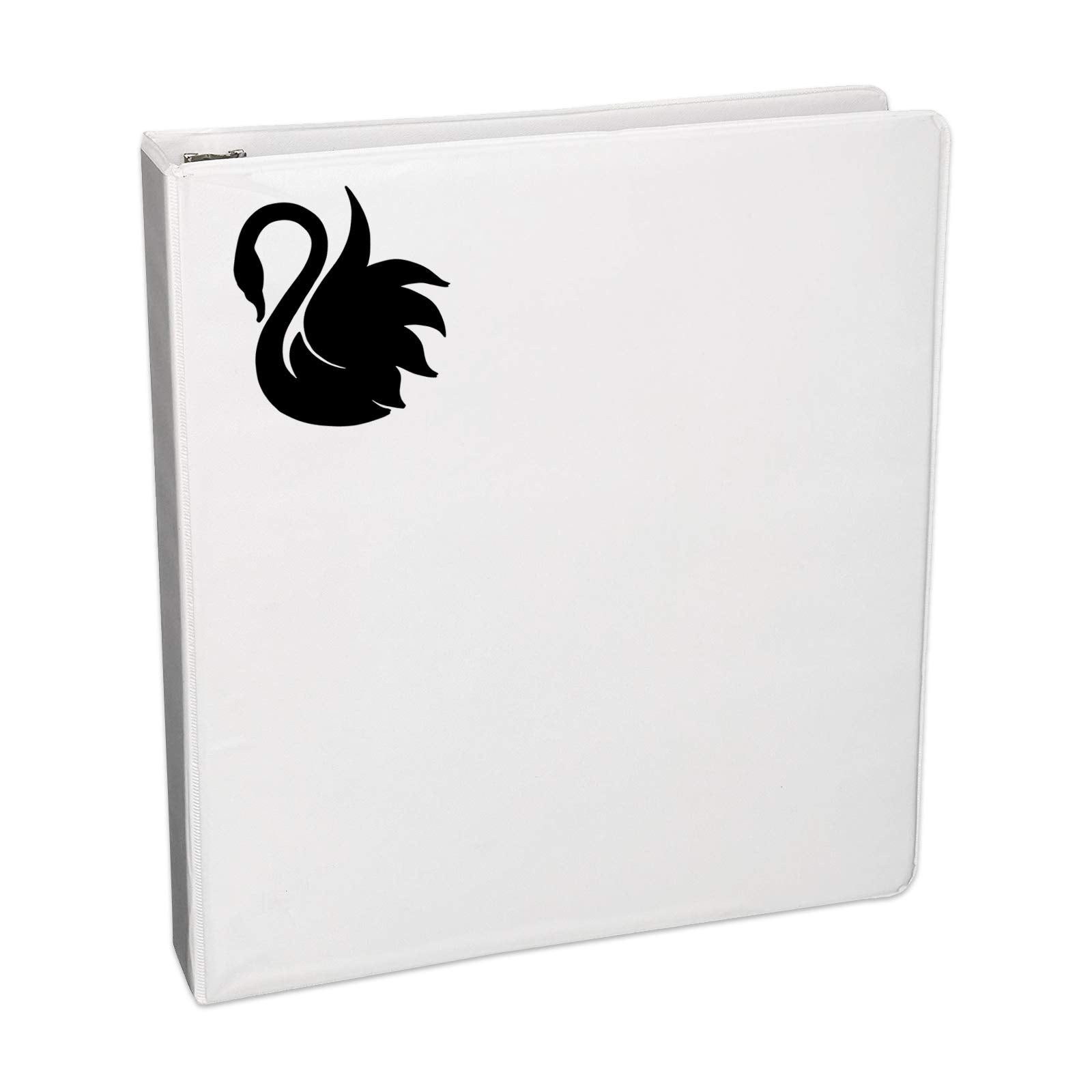 Swan Silhouette Decal Notebook Car Laptop 5.5'' (Black)