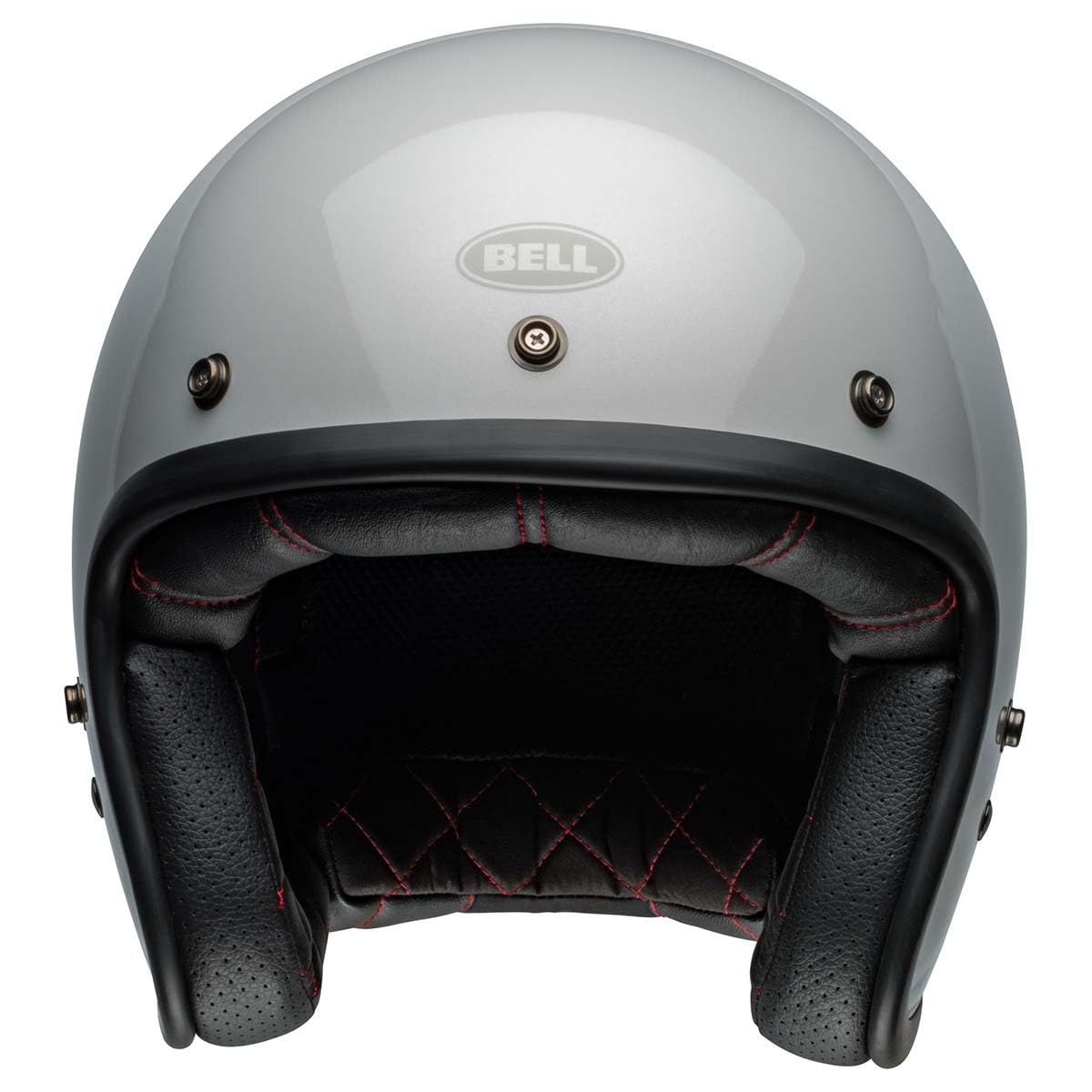 Bell Custom 500 Open-Face Motorcycle Helmet (Apex Gloss Silver Flake - Large)