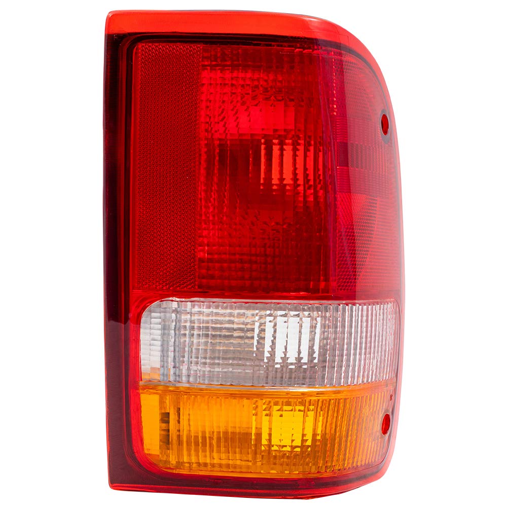 Brock Replacement Passengers Taillight Tail Lamp Compatible With 1993-1997 Ranger Pickup Truck F37Z13404A