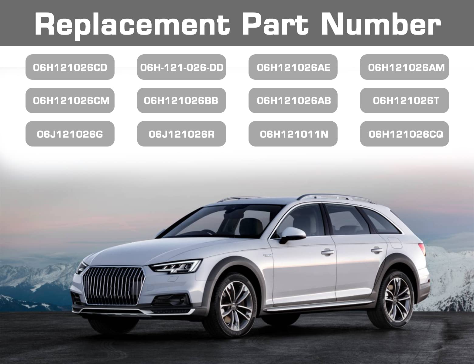 Aumzong Electric Engine Water Pump Assembly Compatible With 2008-2016 Audi A3 A4 A5 A6 Q3 Q5 Tt Quattro Allroad Vw Beetle Cc Eos Gti Jetta Passat 2.0L,Replaces#Oe 06H121026Cq 06H121026Ab