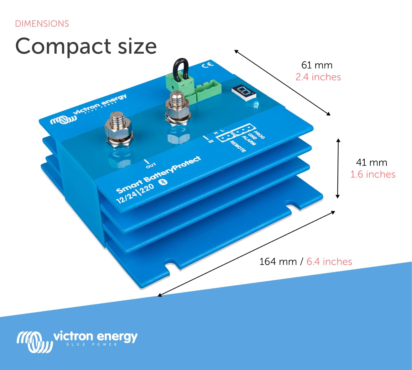 Victron Energy Smart Batteryprotect 12/24-Volt 220 Amp (Bluetooth)