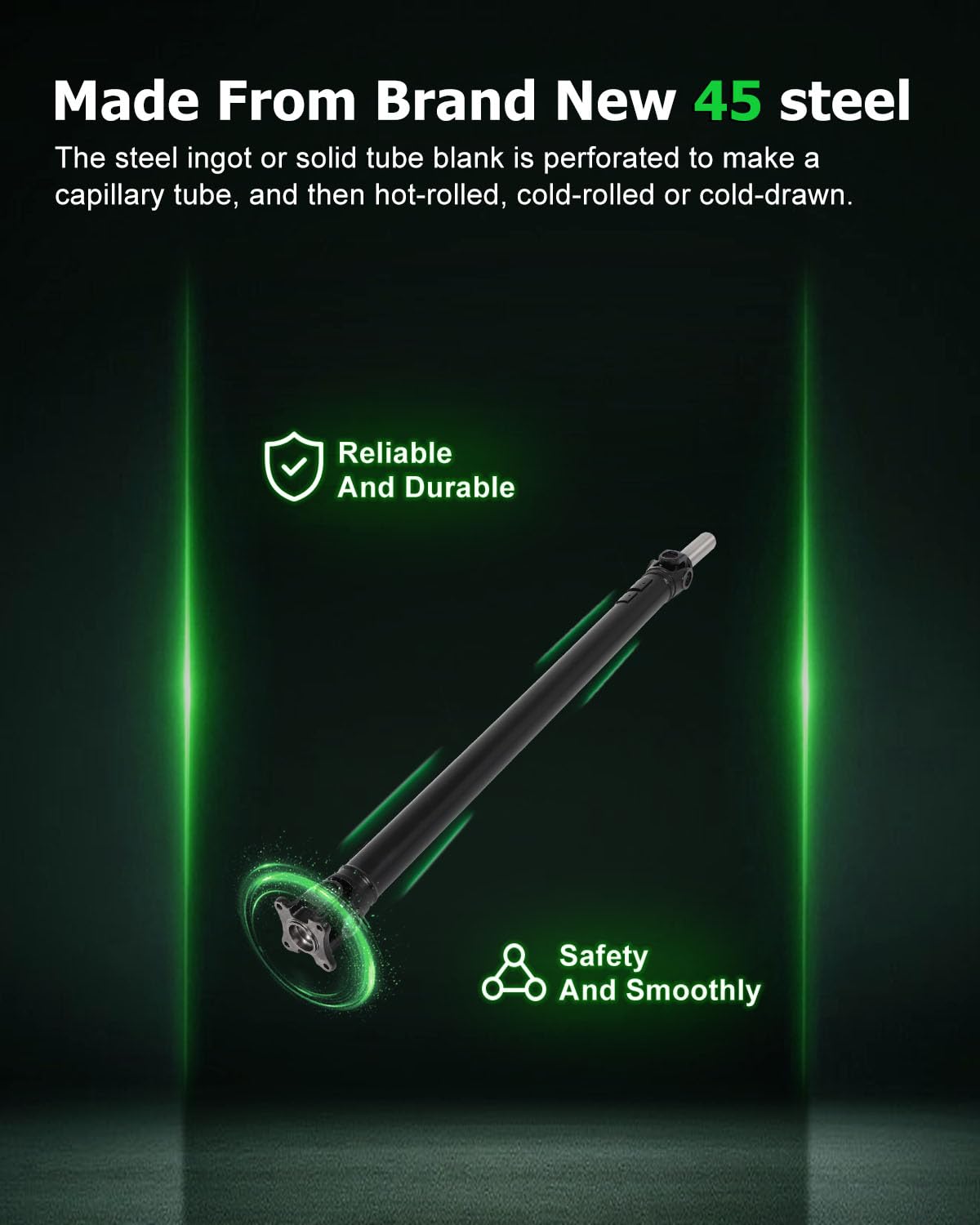 SCITOO?41.25''?Steel Rear Driveshaft Assembly Drive Shaft Prop Shaft For Mazda Miata 1990-1993,OE# M091-25-100A M091-25-100 936-