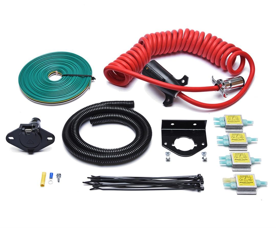 Roadmaster 15267 All-In-One Towed Vehicle Wiring Kit for 6- to 7-wire Towing Combinations