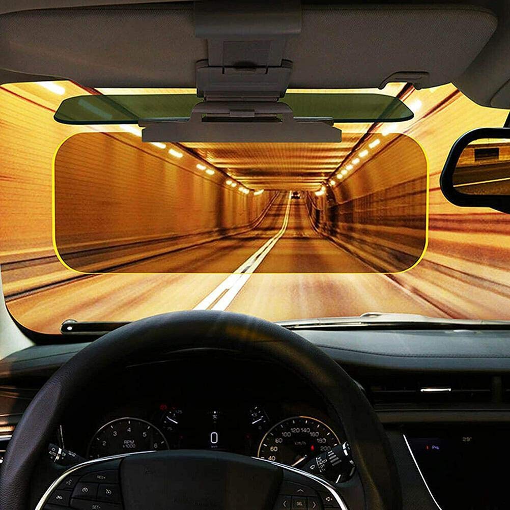 Car Visor Extender, 2 In 1 Anti Glare Visor Hd Car Sun Visor For Day Night Driving Car Visor Sun Blocker Adjustable Car Sunshade And Night Vision Visor Extender (1)