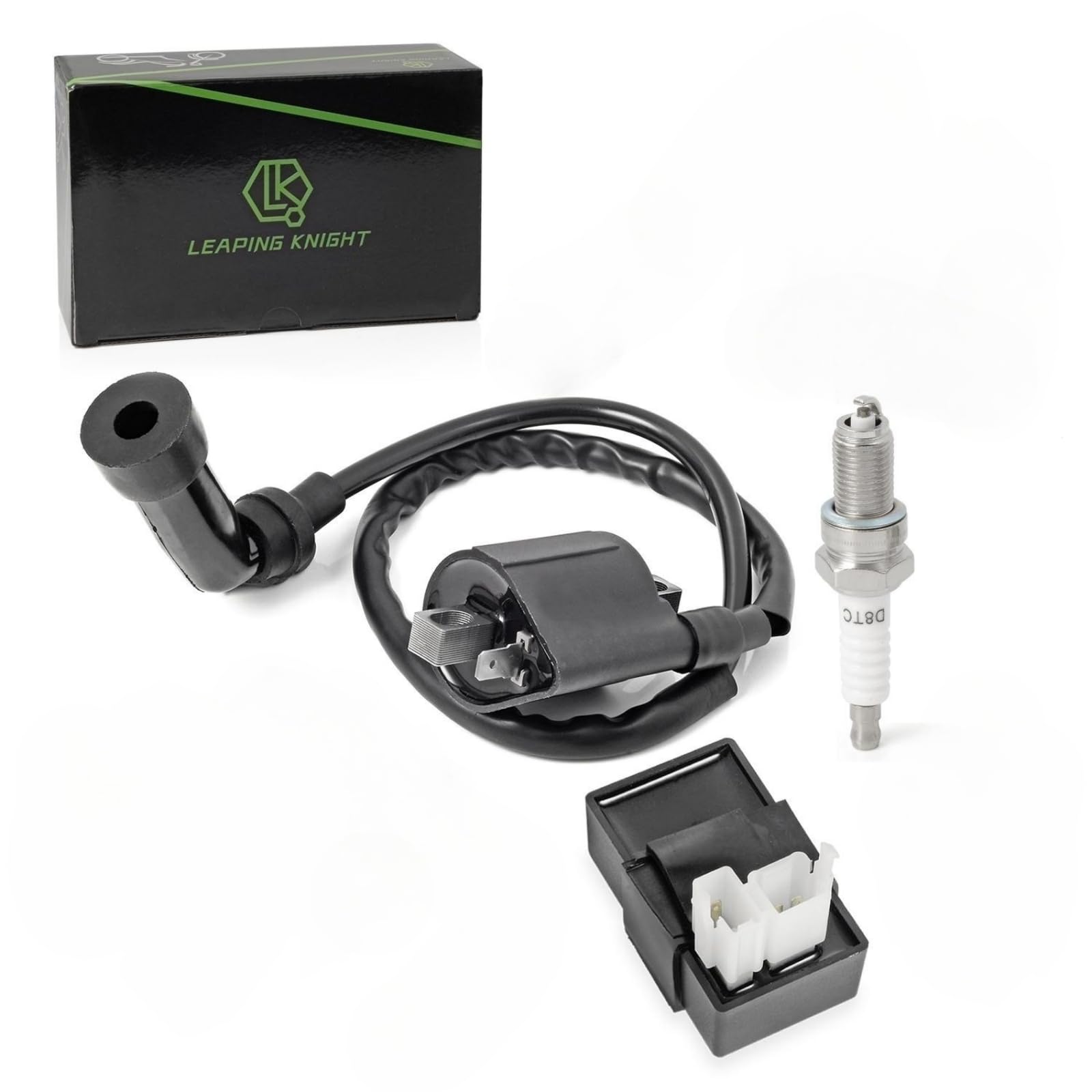 Ignition Coil 6 Pin Cdi Sparking Plug Kit For Cg 125Cc 150Cc 200Cc 250Cc Engine Chinese Atv Quad Vertical Engine Dirt Bike