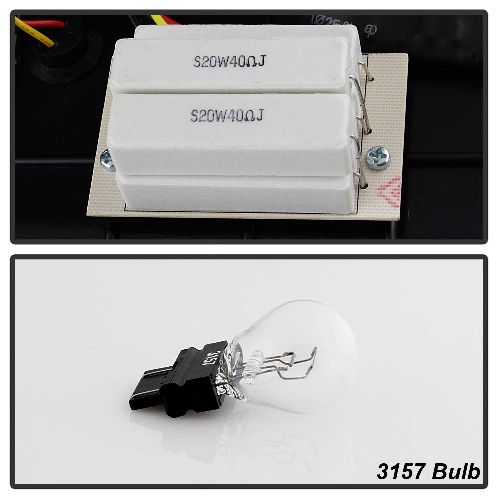 Acanii - For Red 2002-2006 Dodge Ram 1500 03-06 Ram 2500 3500 Led Bar Tail Lights Brake Lamps