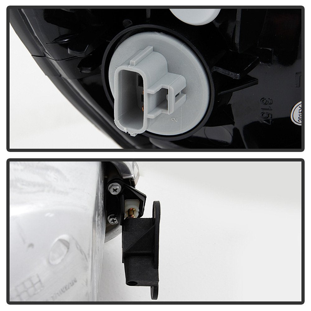 Acanii - For Blk 2000-2004 Toyota Tundra Regula/Access Cab Headlights Headlamp Driver + Passenger Side