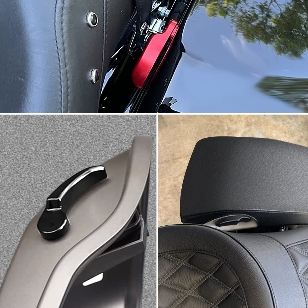 MDPROMCP Black Saddlebag Latch Lever - Saddle Bag Lid Lifters Aluminum Compatible with Harley Davidson 2014-2024 Street Glide Ro