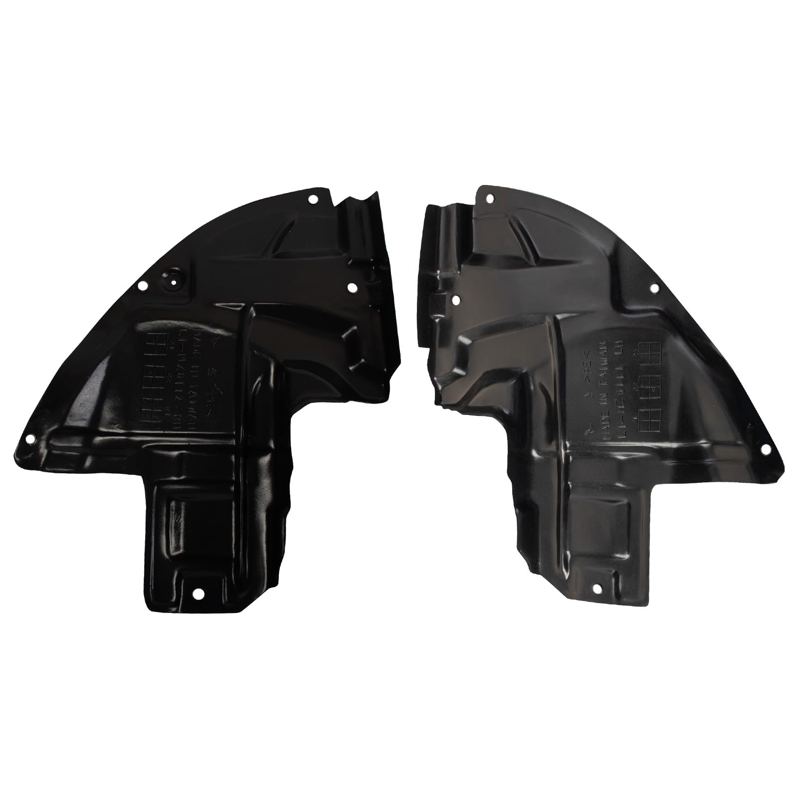 Trq Inner Fender Liner Set Compatible With 2010-2015 Mazda Cx-9 Ma1250114 Ma1251114