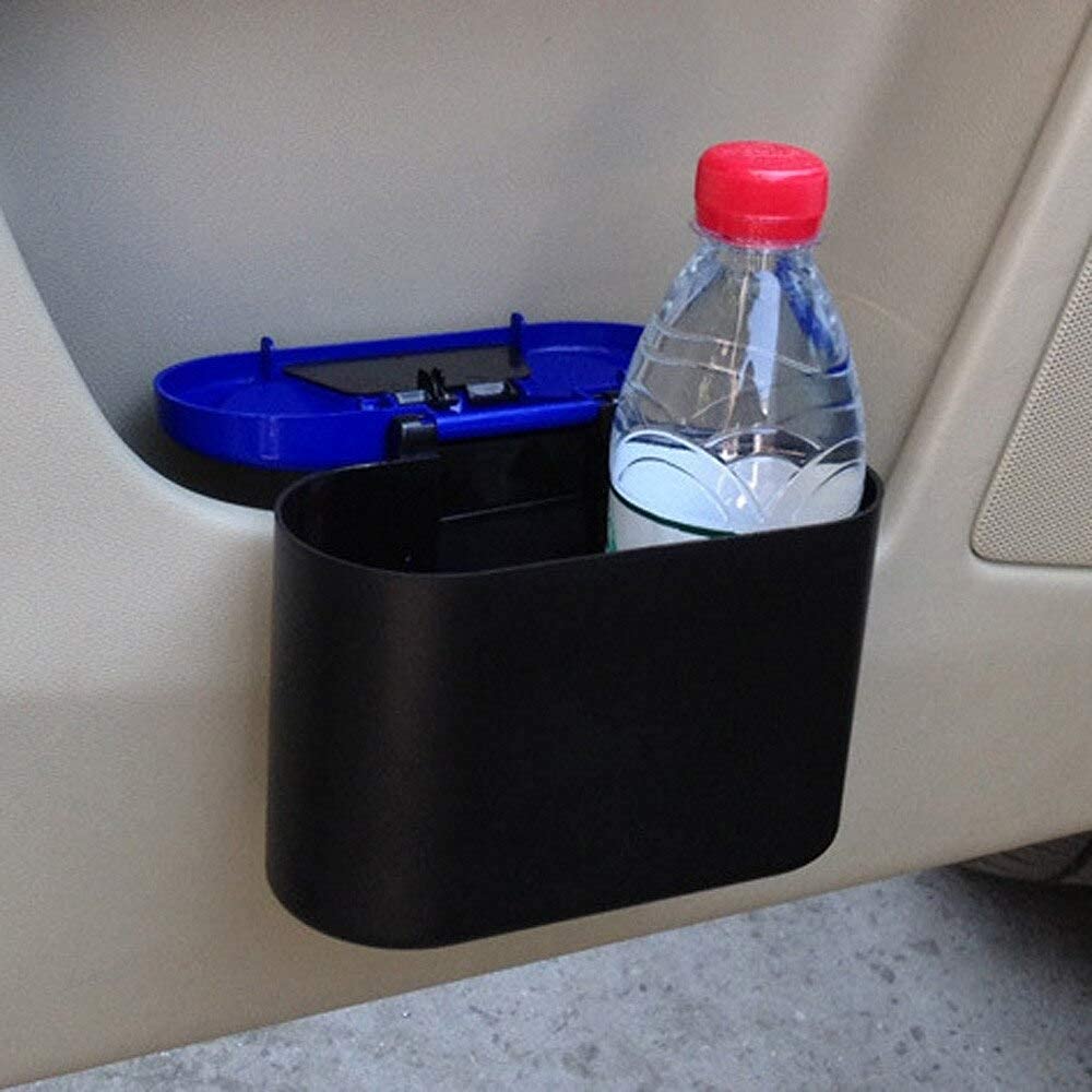 Overa Car Trash Travel Auto Car Trash Can Bin Bag Rubbish Garbage Holder Tool Mini Stowing Portable 500 Milliliters Car Dustbin,